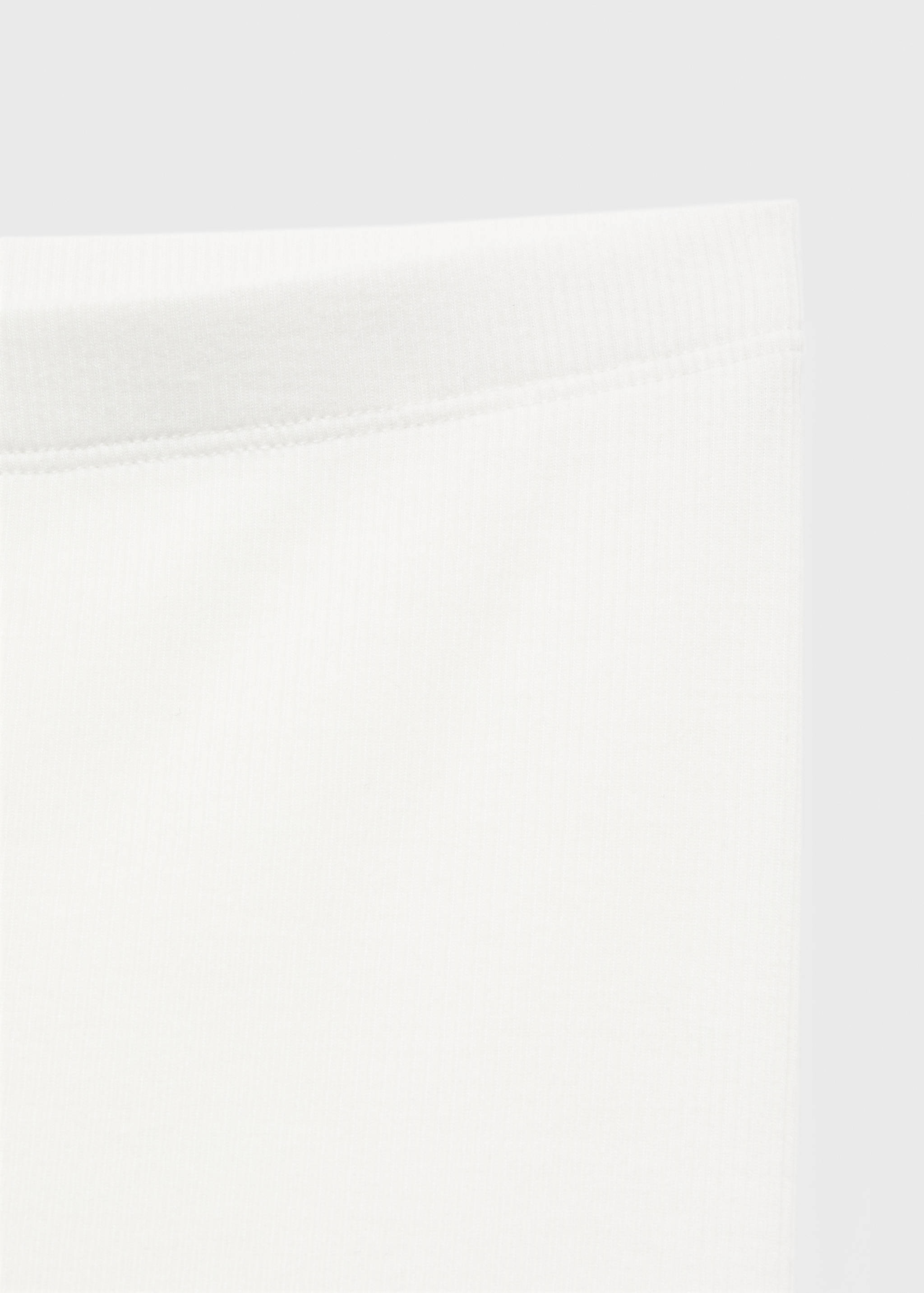 Long rib-knit pants - Details of the article 0