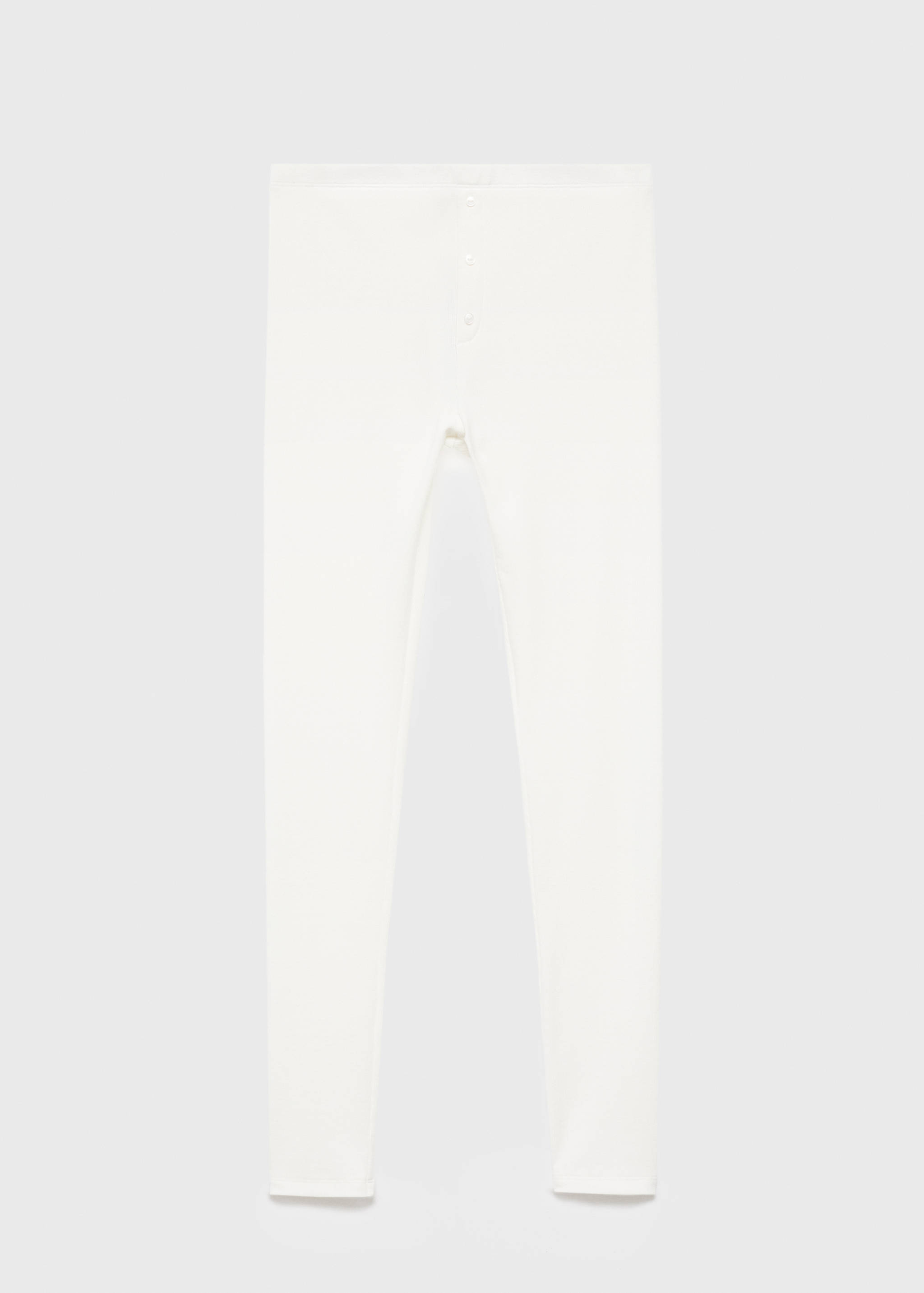 Geribde gebreide lange broek - Artikel zonder model