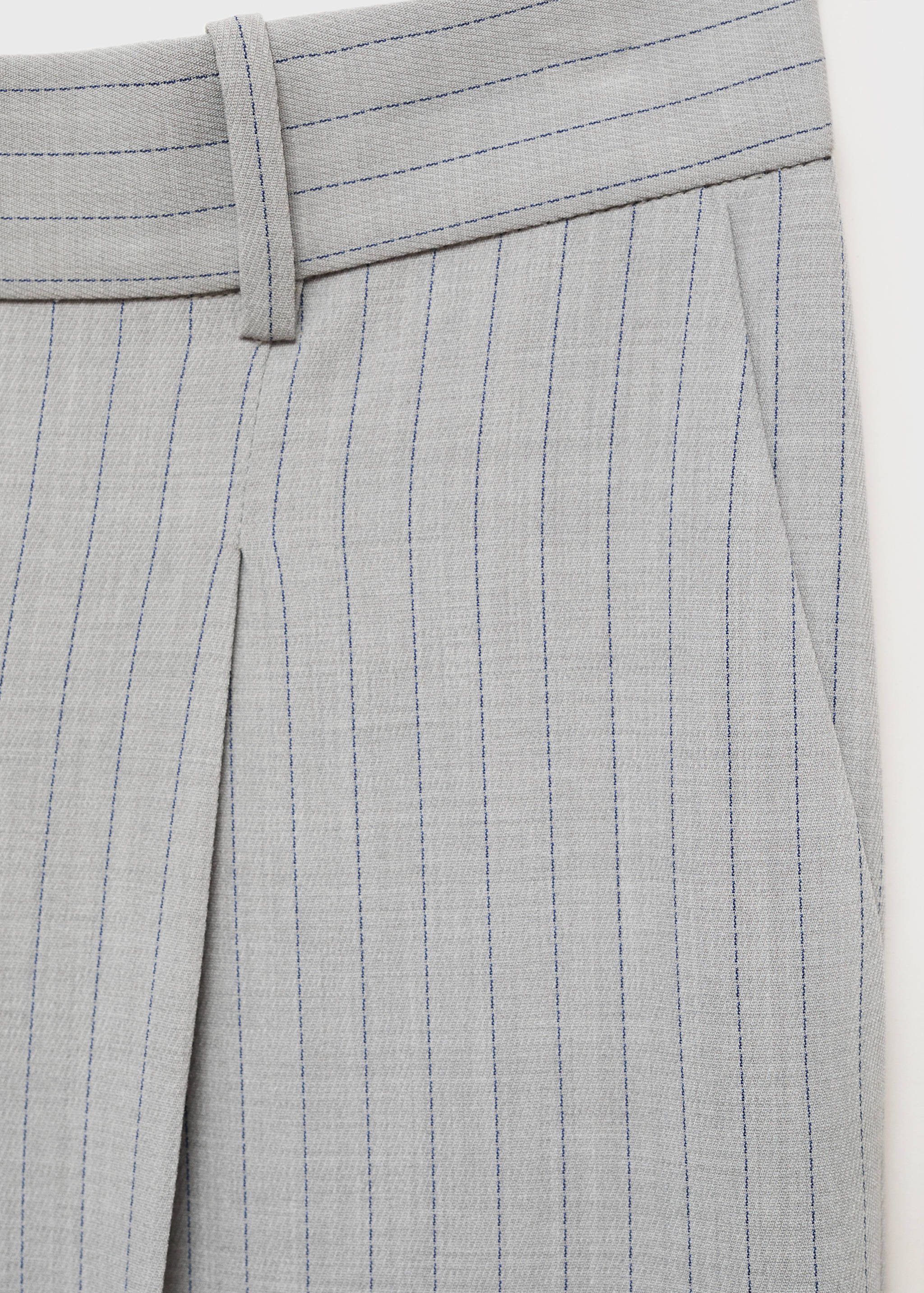 Pinstripe suit trousers - Details of the article 0