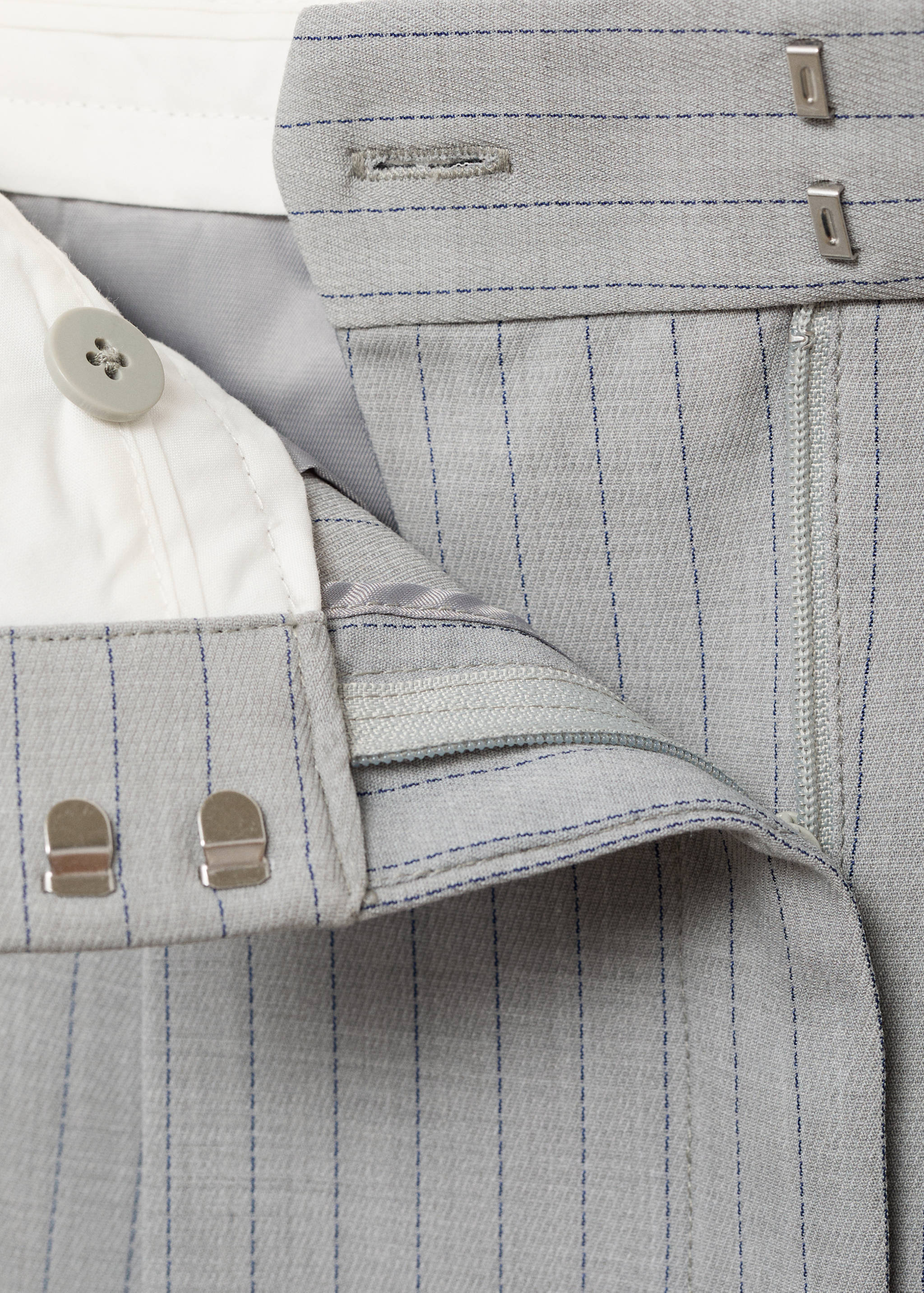 Pinstripe suit trousers - Details of the article 8