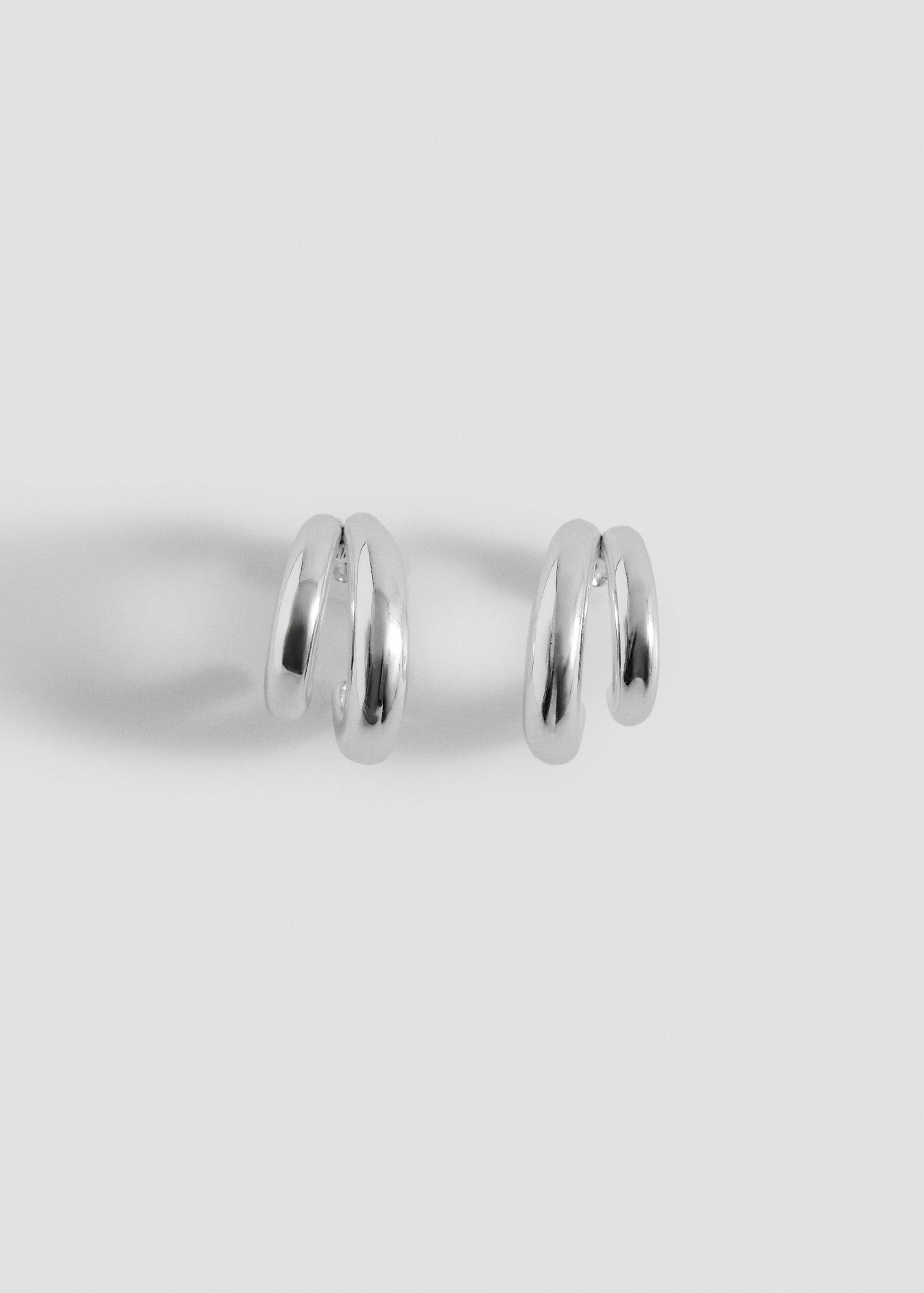 Double hoop earrings - Article without model