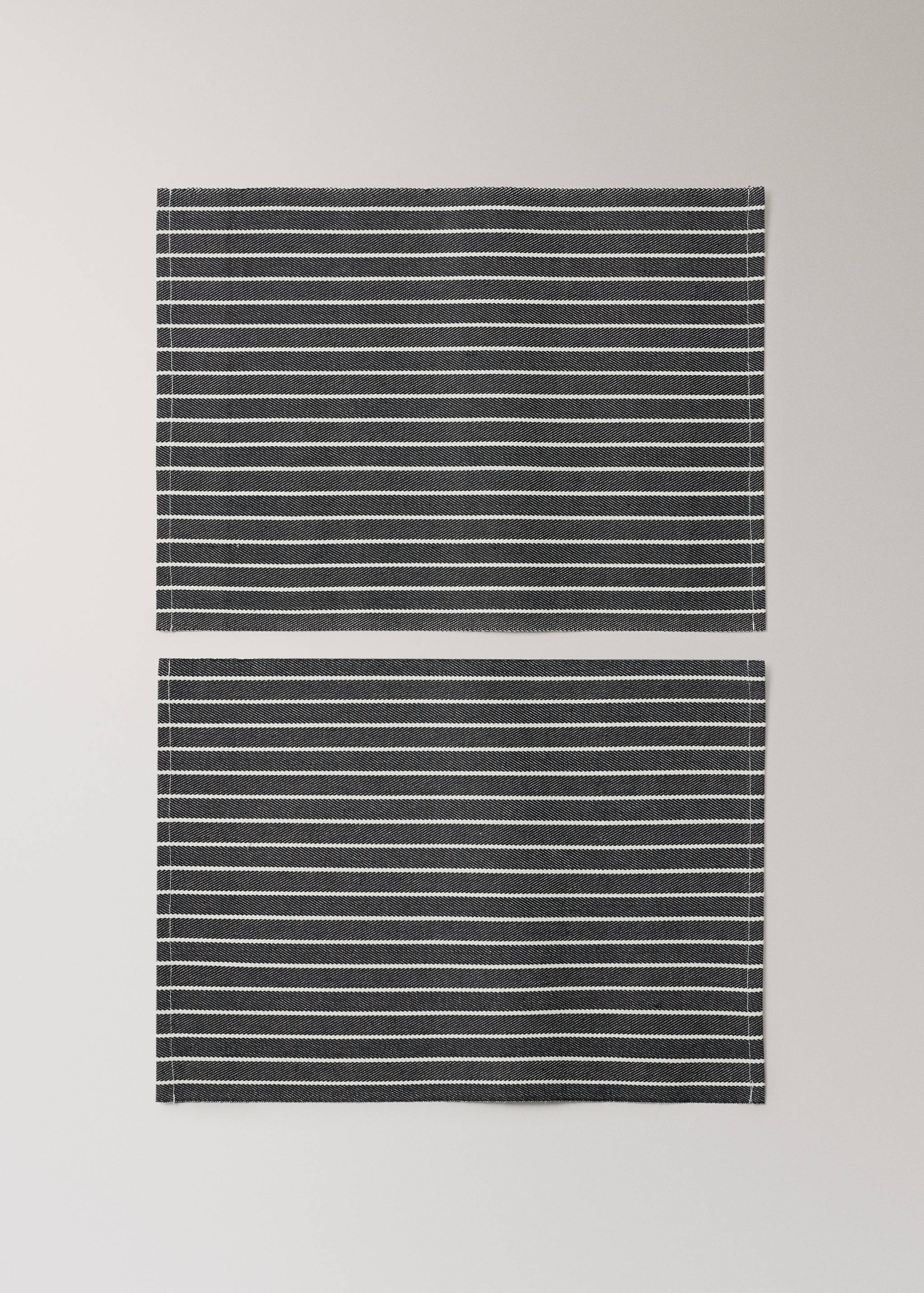 Manteles individuales algodón rayas - Artículo sin modelo