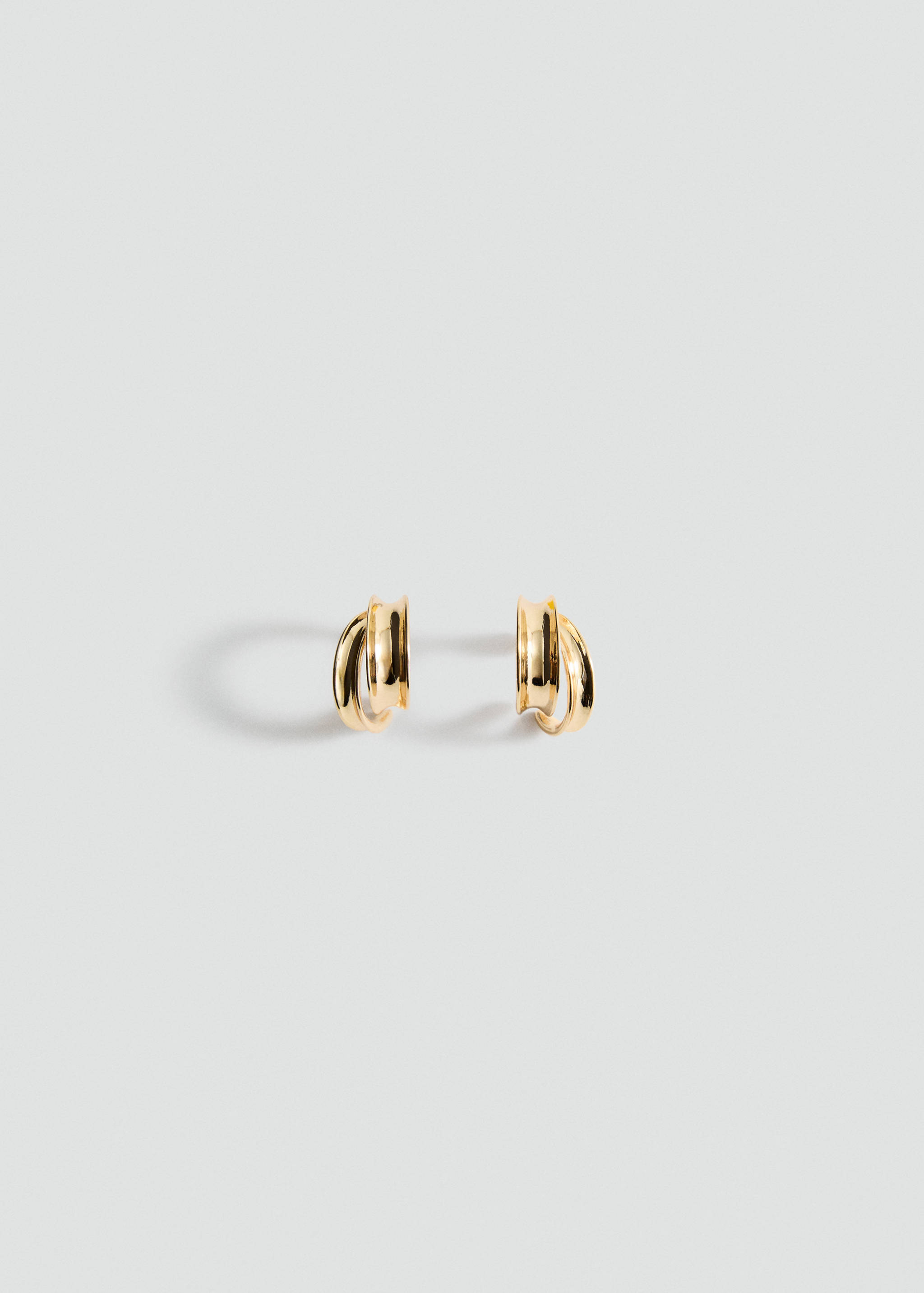 Intertwined hoop earrings - Article without model