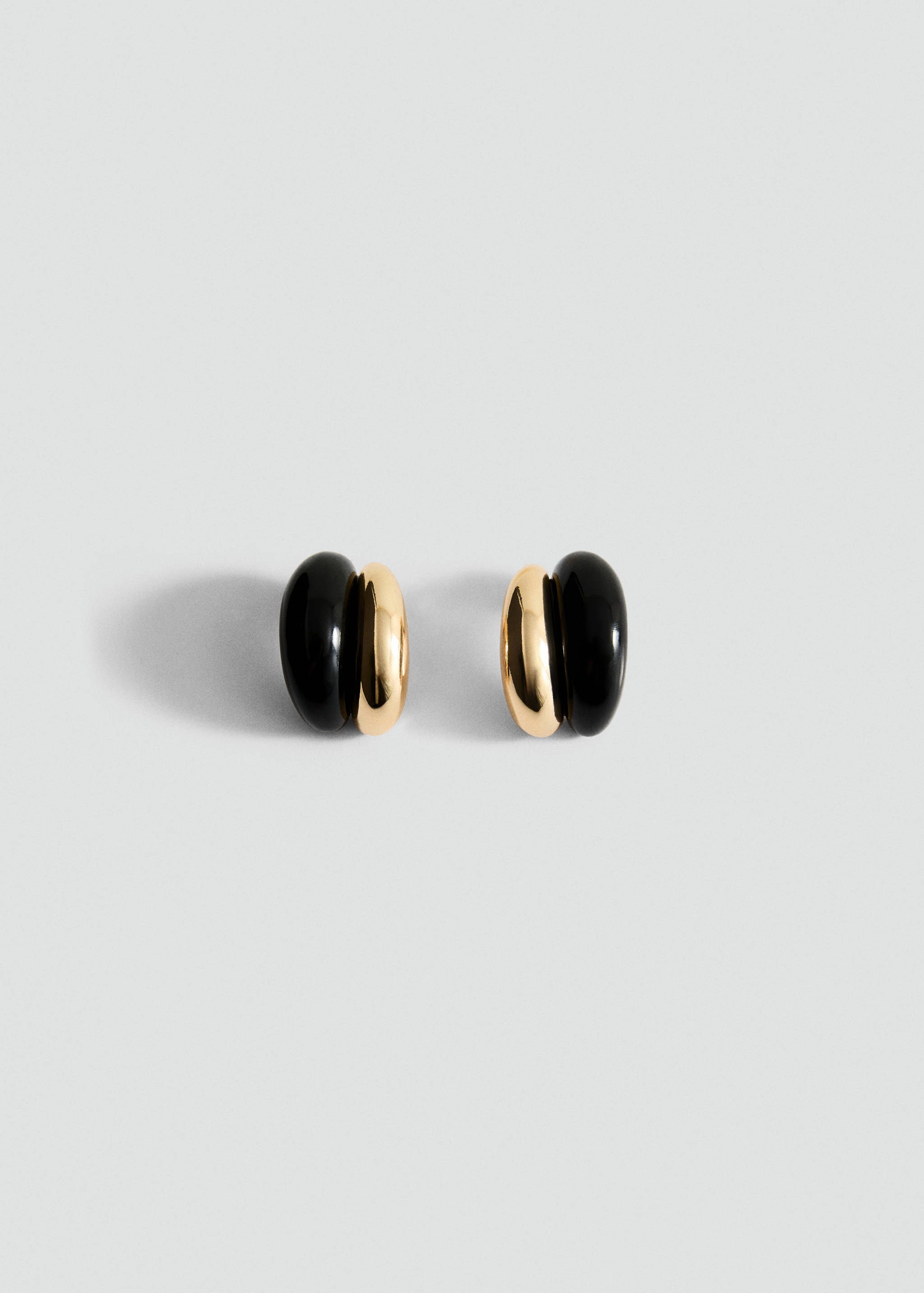 Mixed resin earrings - Article without model