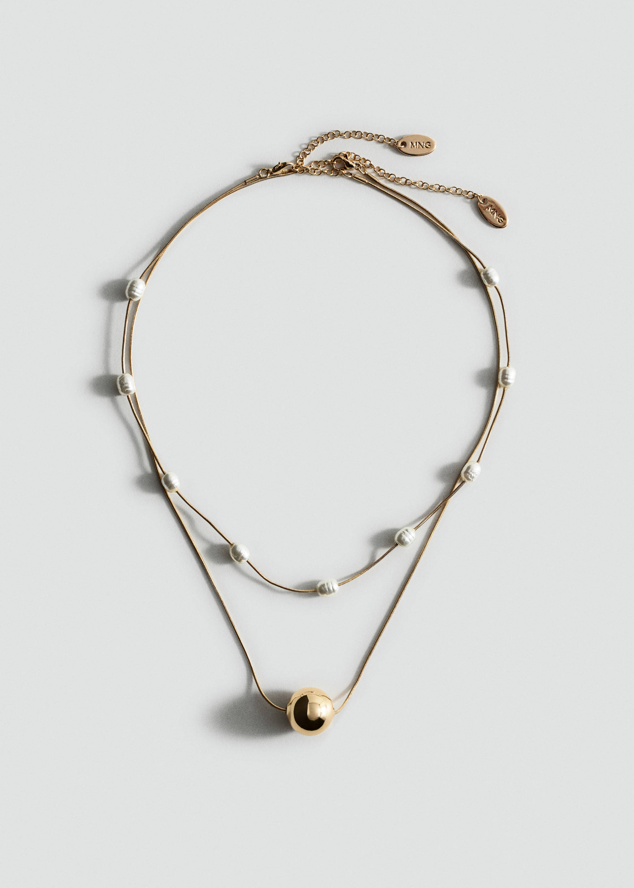 Mixed double necklace - Article without model