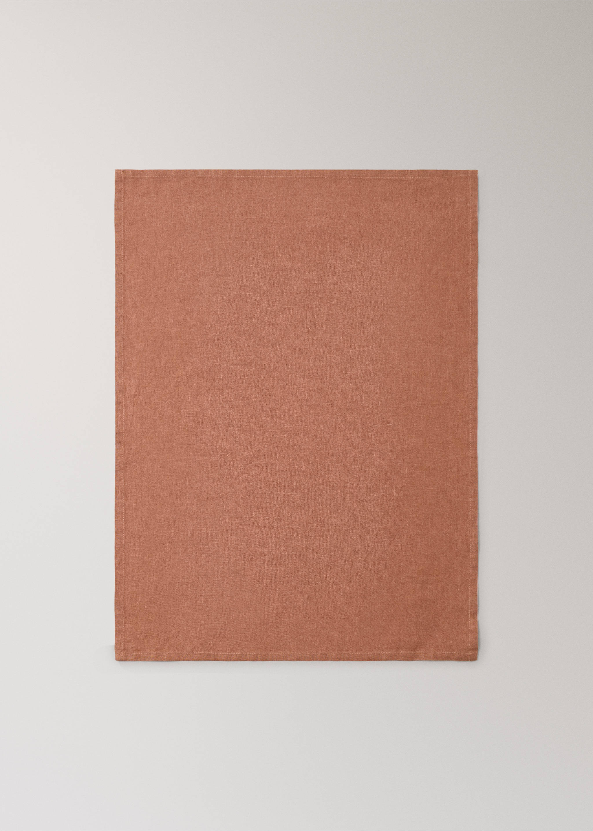 Paño cocina 100% lino - Detalle del artículo 1, Mostaza. Ref: 17014139-00.