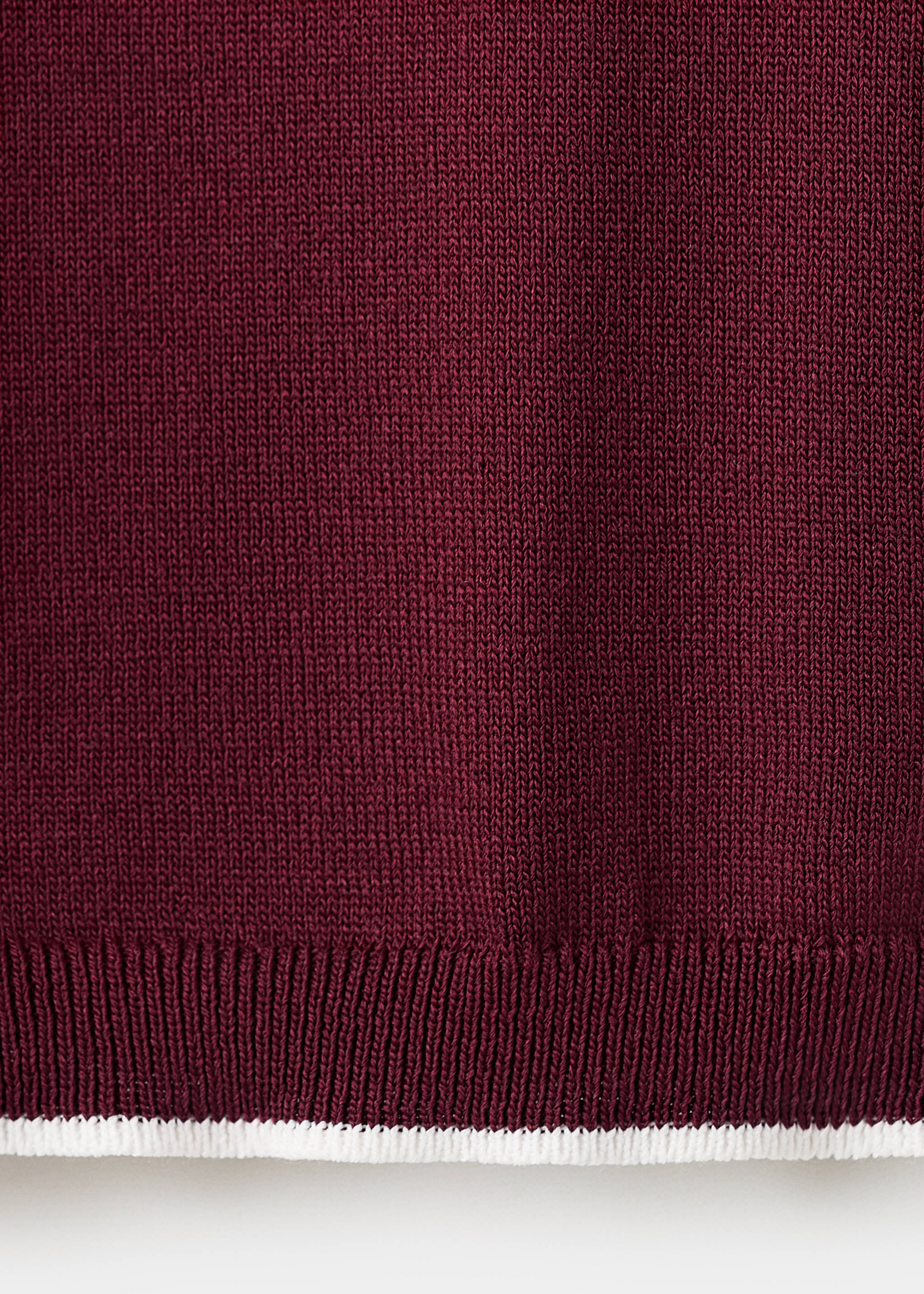 Polo-neck sweater with zipper - Details of the article 8