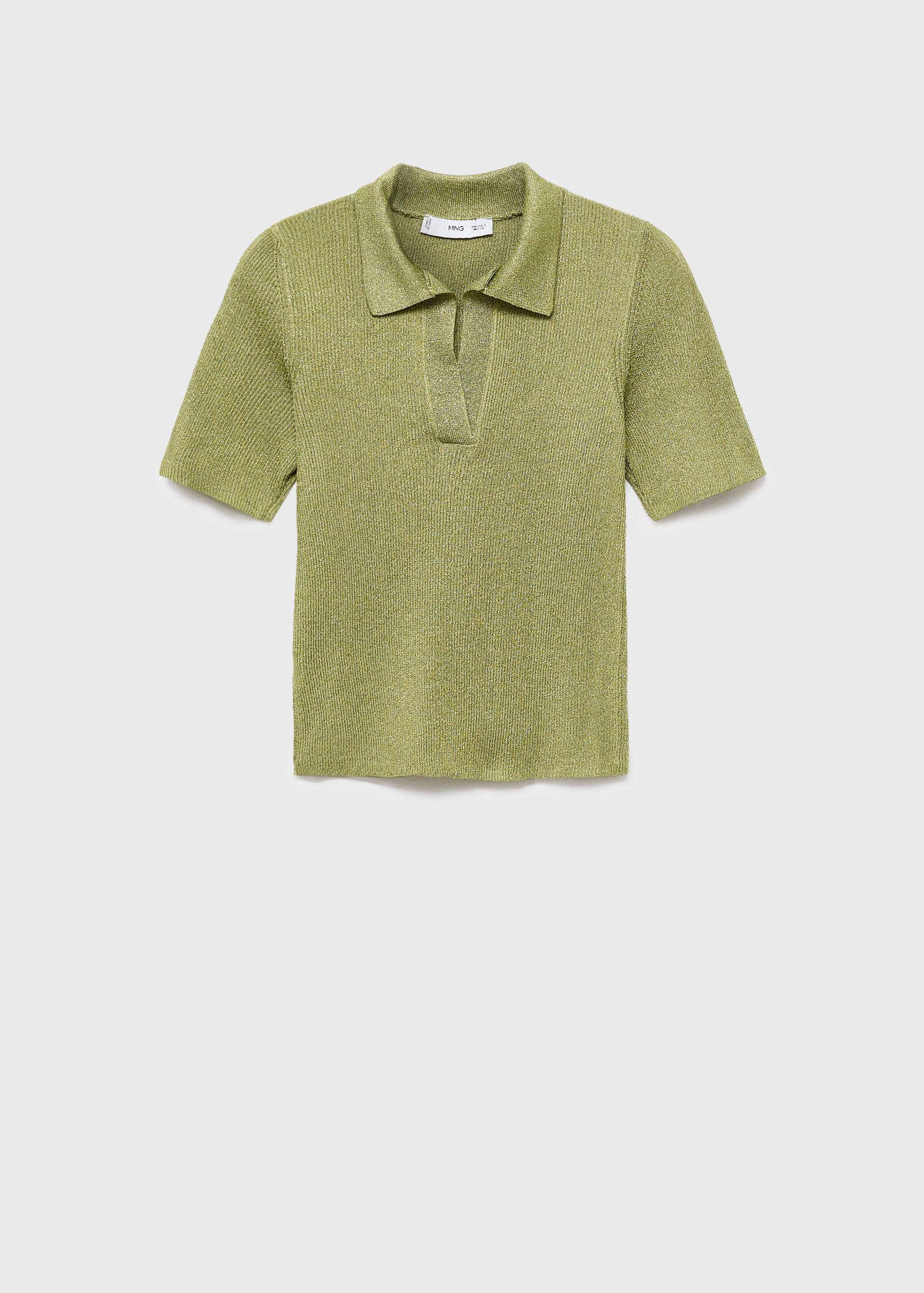 Lurex polo neck sweater - Article without model