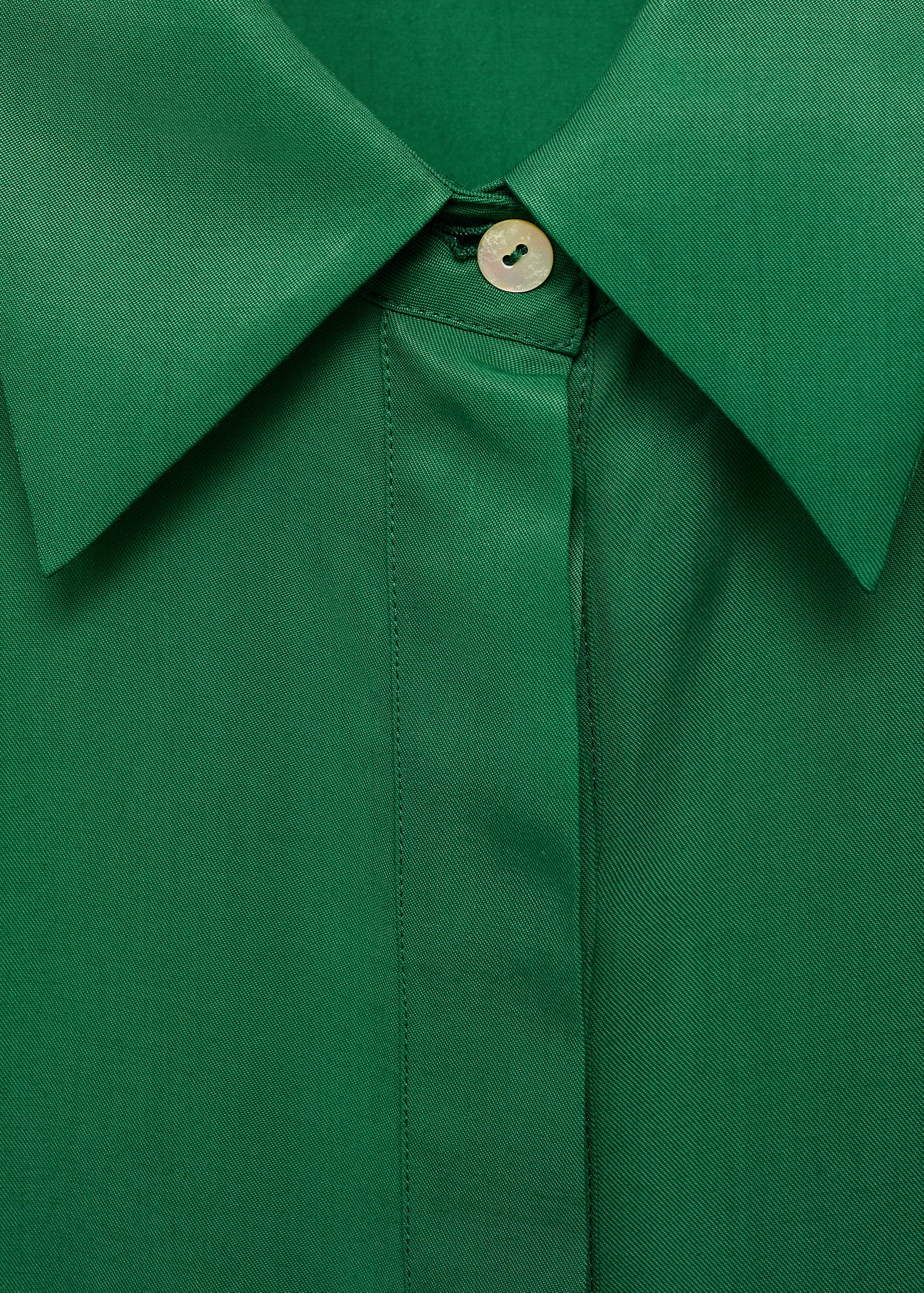 Lyocell shirt dress - Details of the article 0