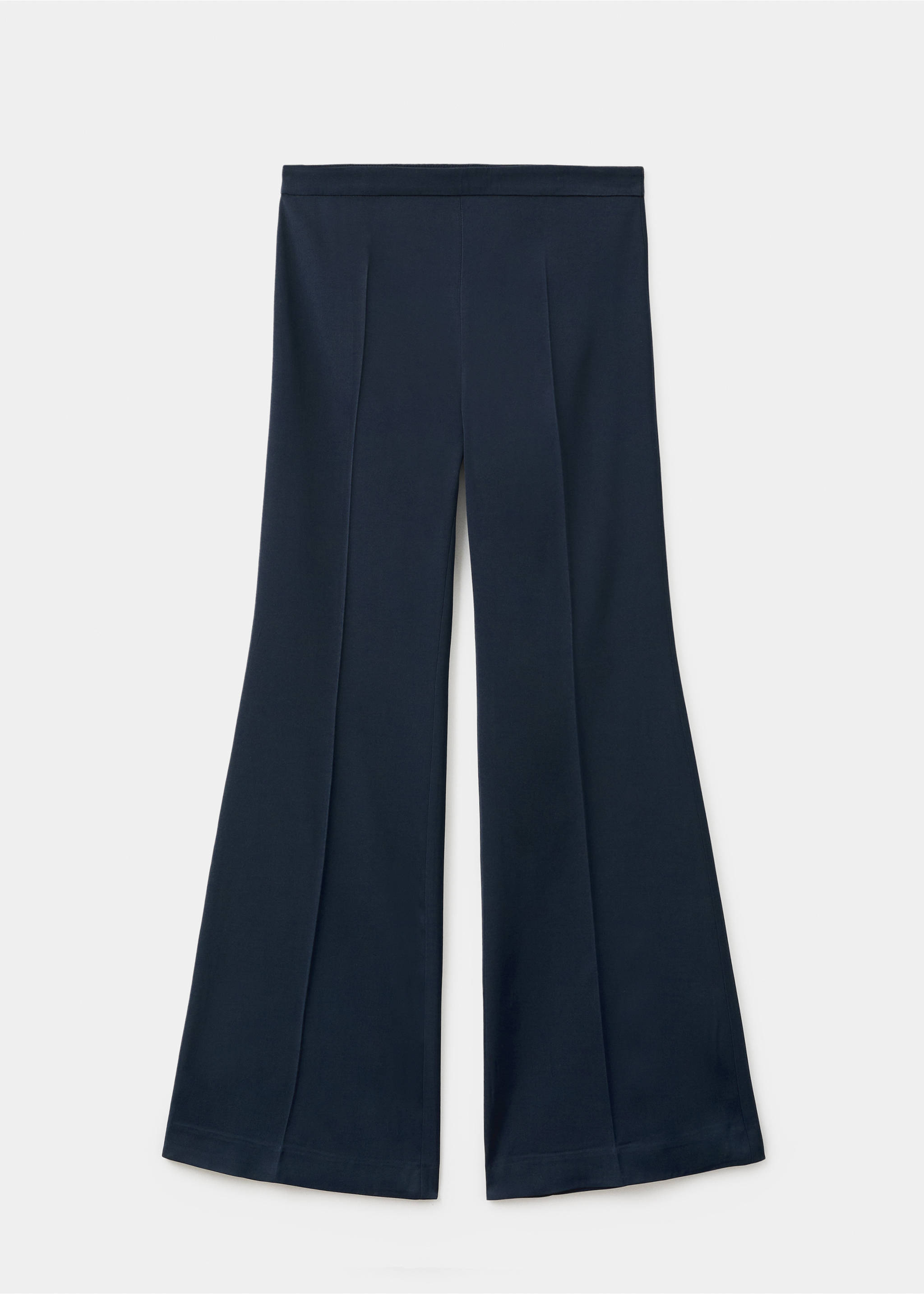 Long flared trousers - Article without model, Navy. Ref: 17014149-00.