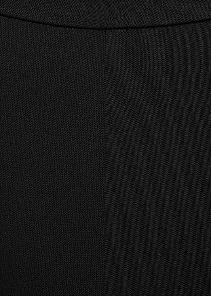 Long flared trousers — Black
