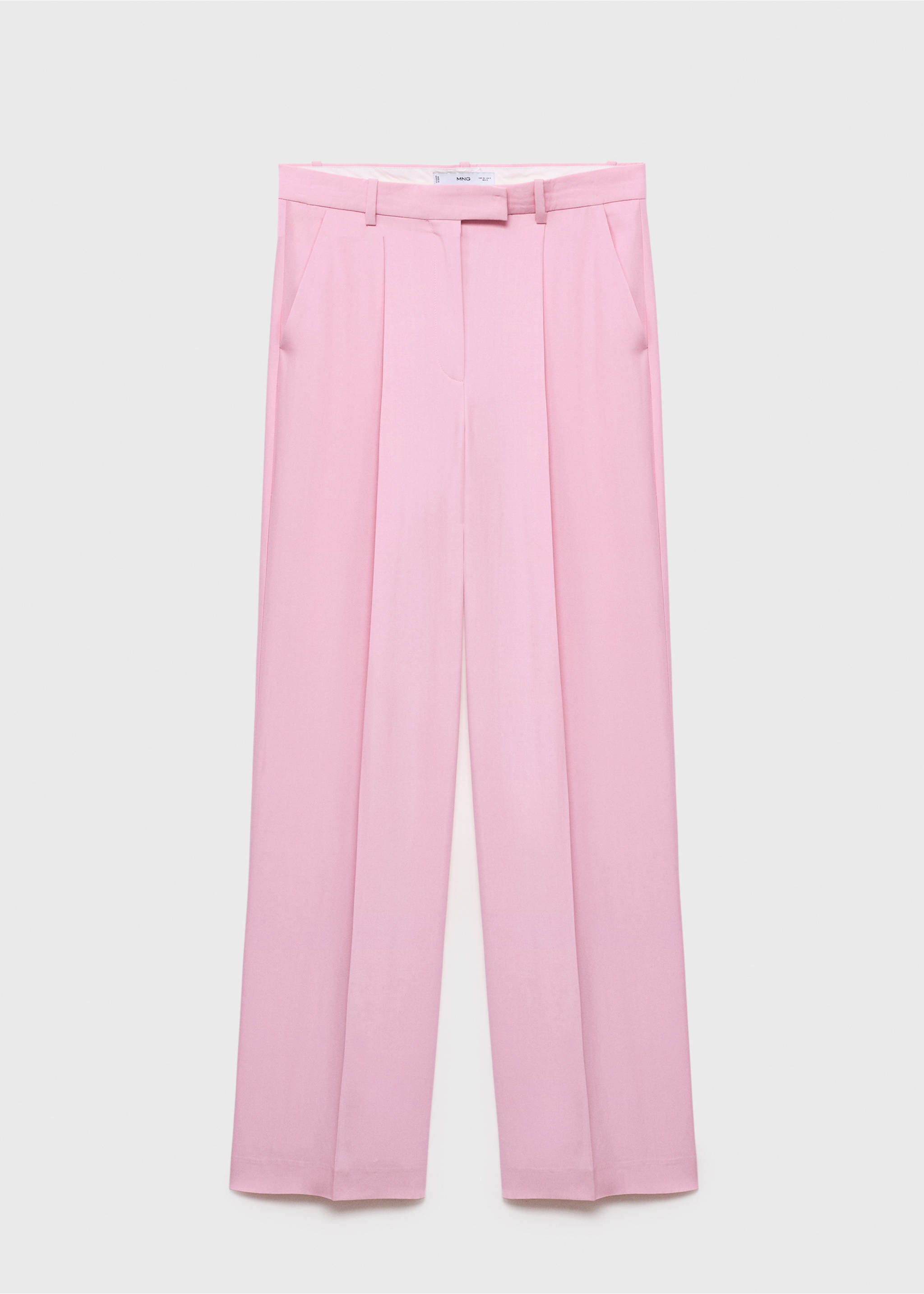 Wide leg suit trousers - Article without model, Pink. Ref: 17014150-00.