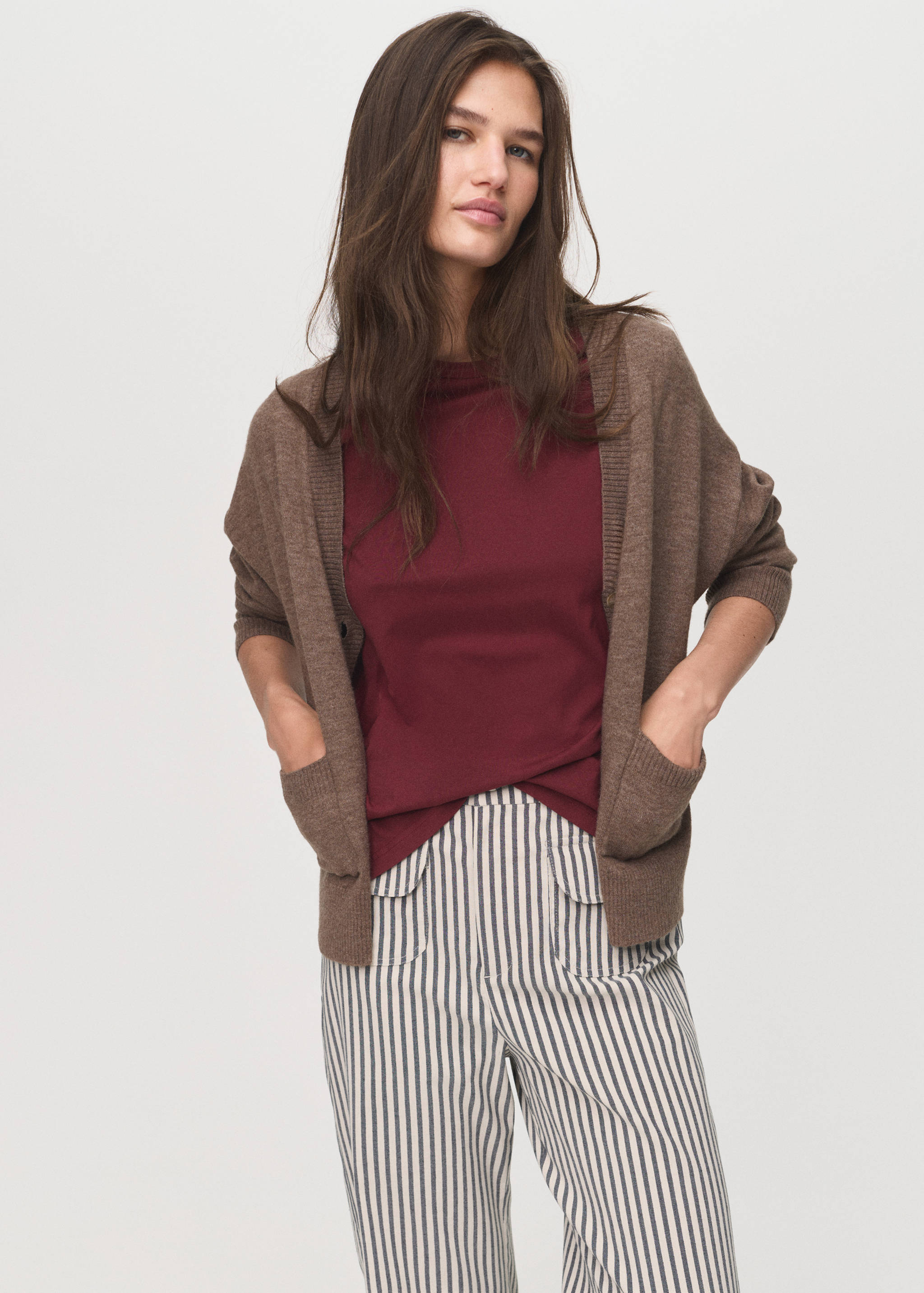 Striped trousers with pockets - Details of the article 2