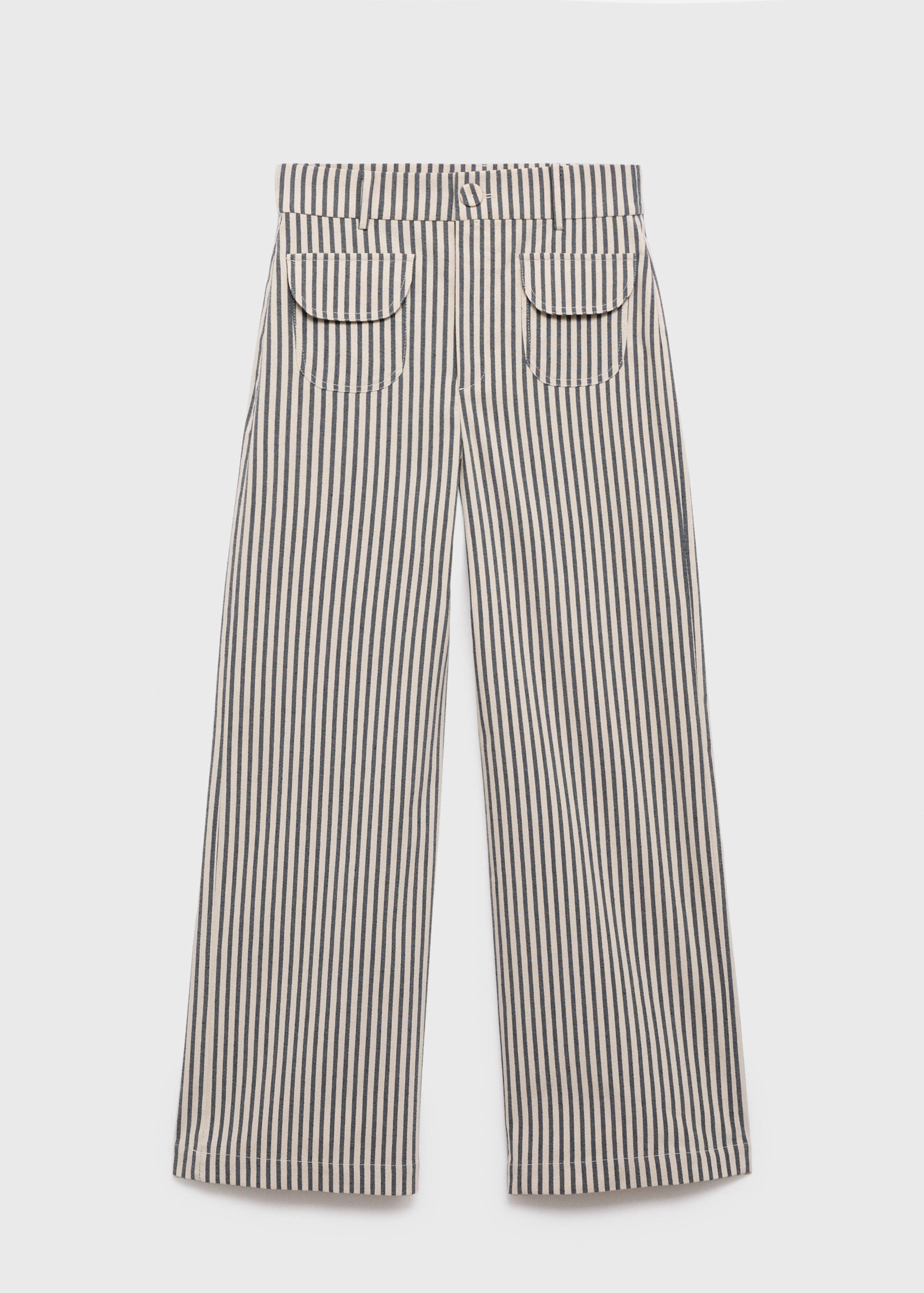 Striped pants with pockets - Article without model