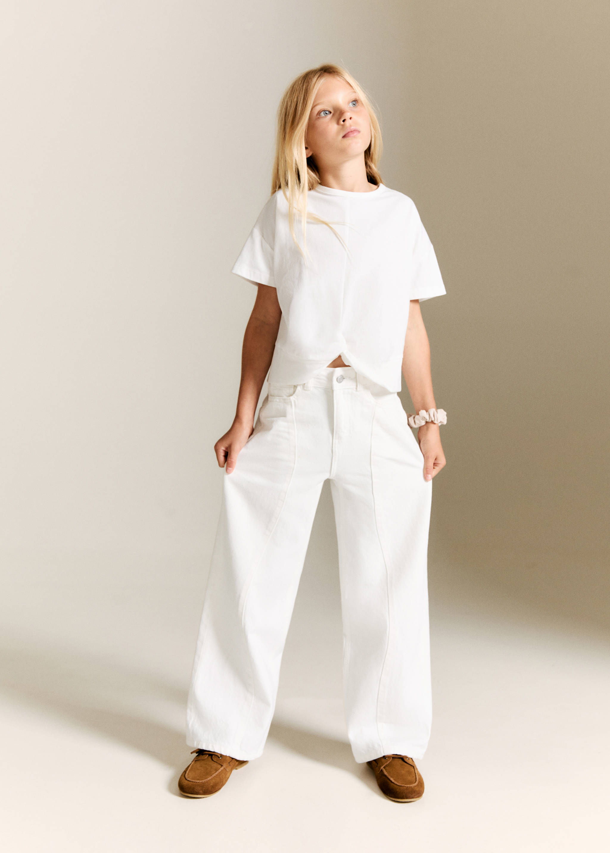 T-shirt coton nœud - Plan général