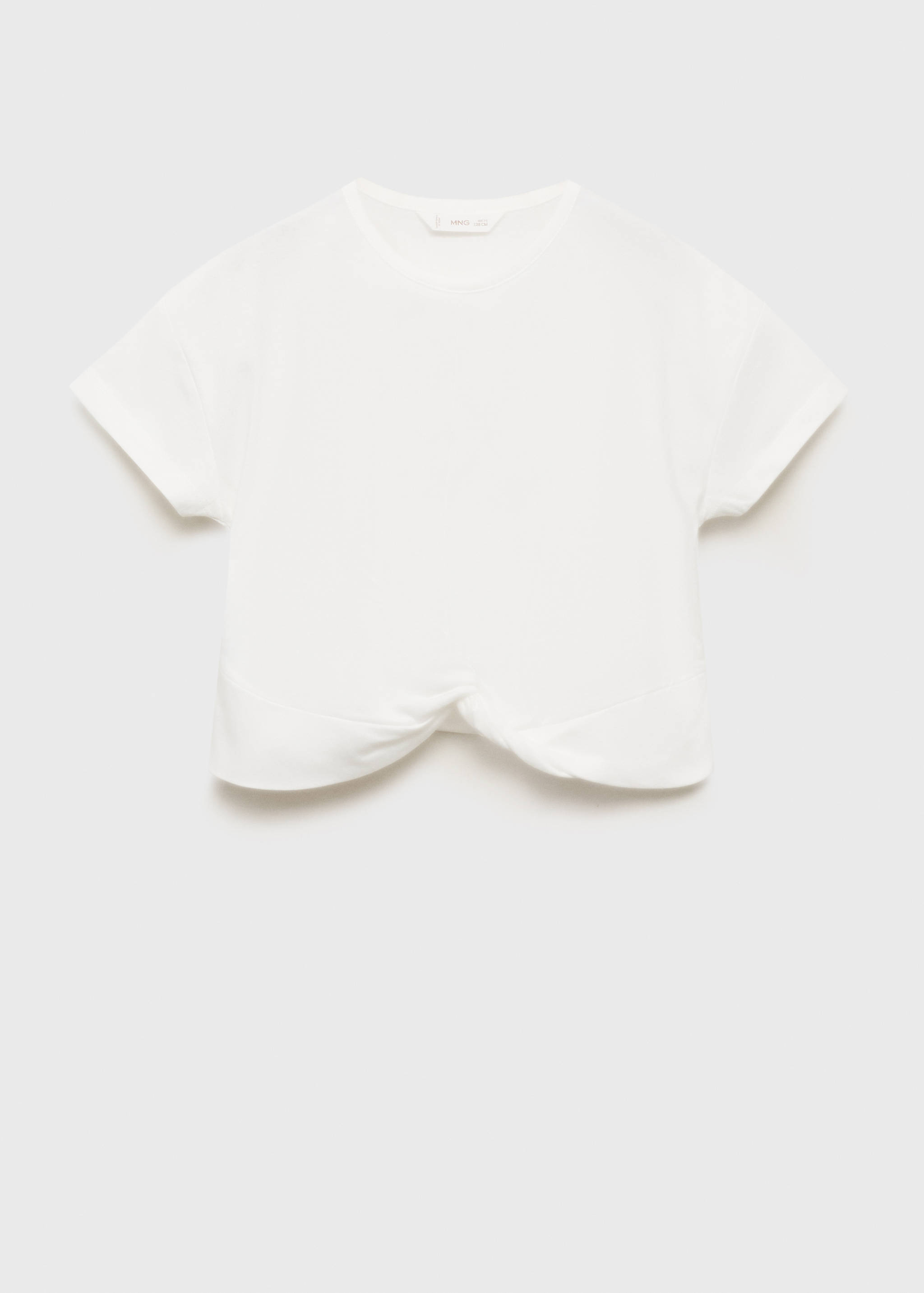 T-shirt coton nœud - Article sans modèle