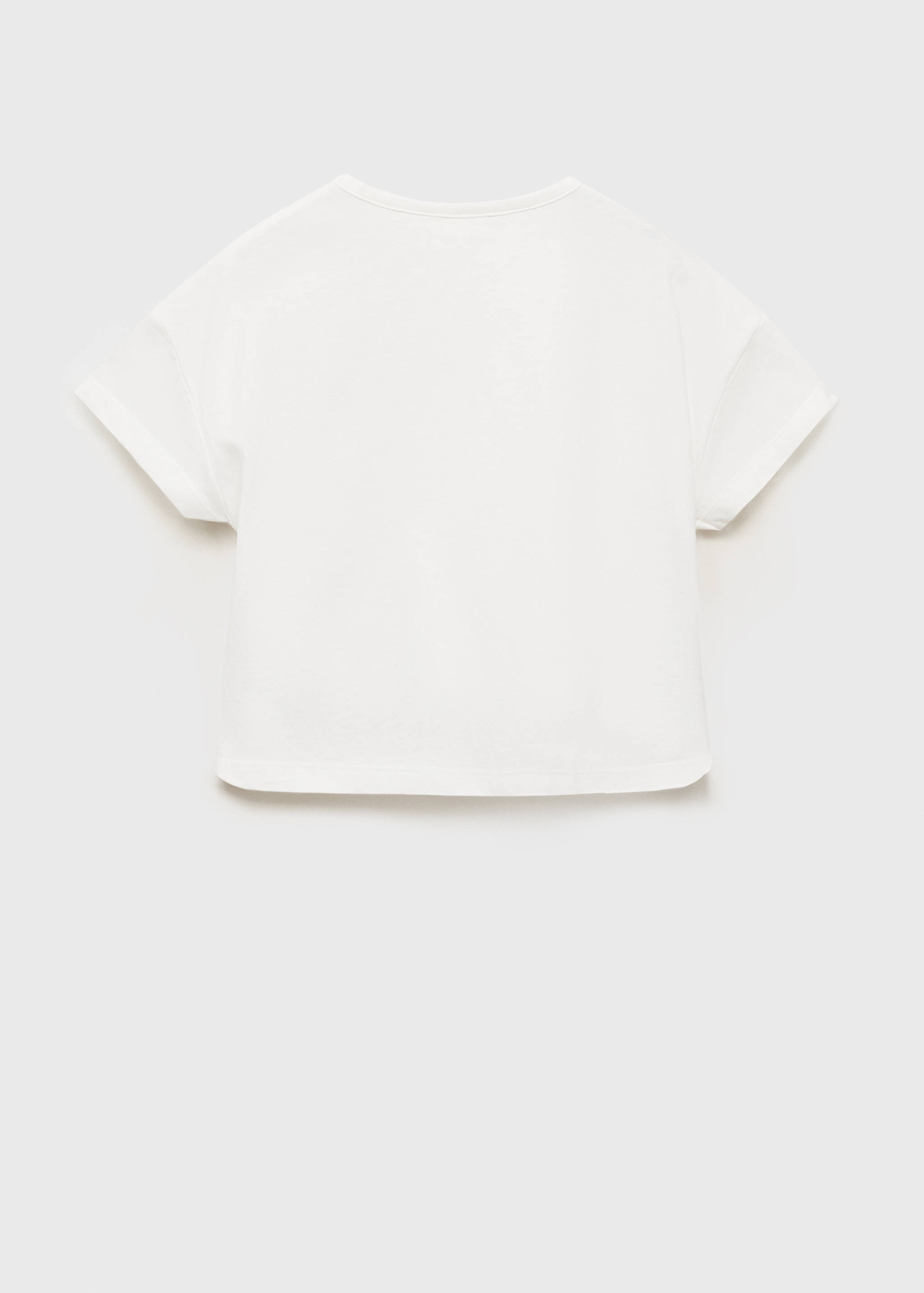 T-shirt coton nœud - Verso de l’article