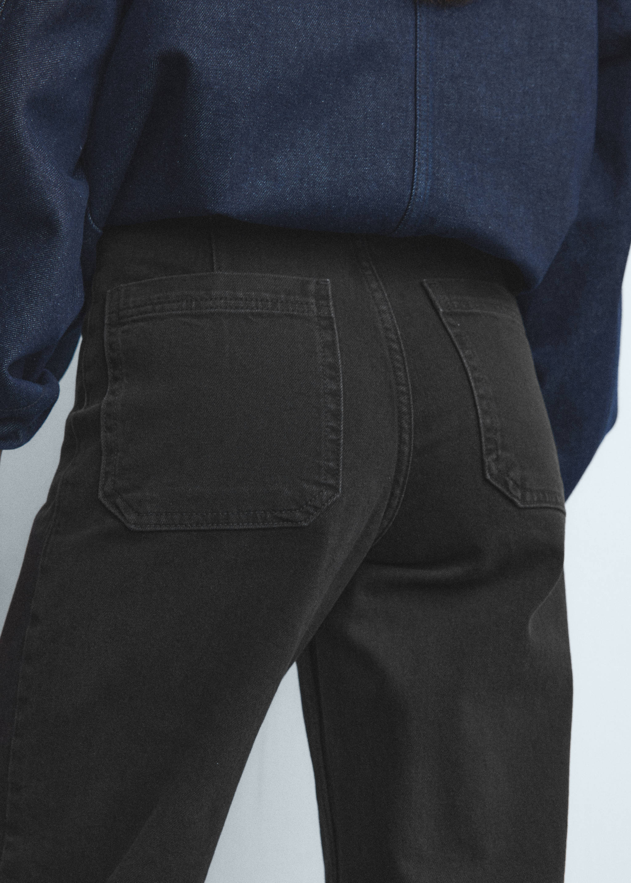 Catherin culotte fazonú, magas derekú farmernadrág - A termék adatai 6