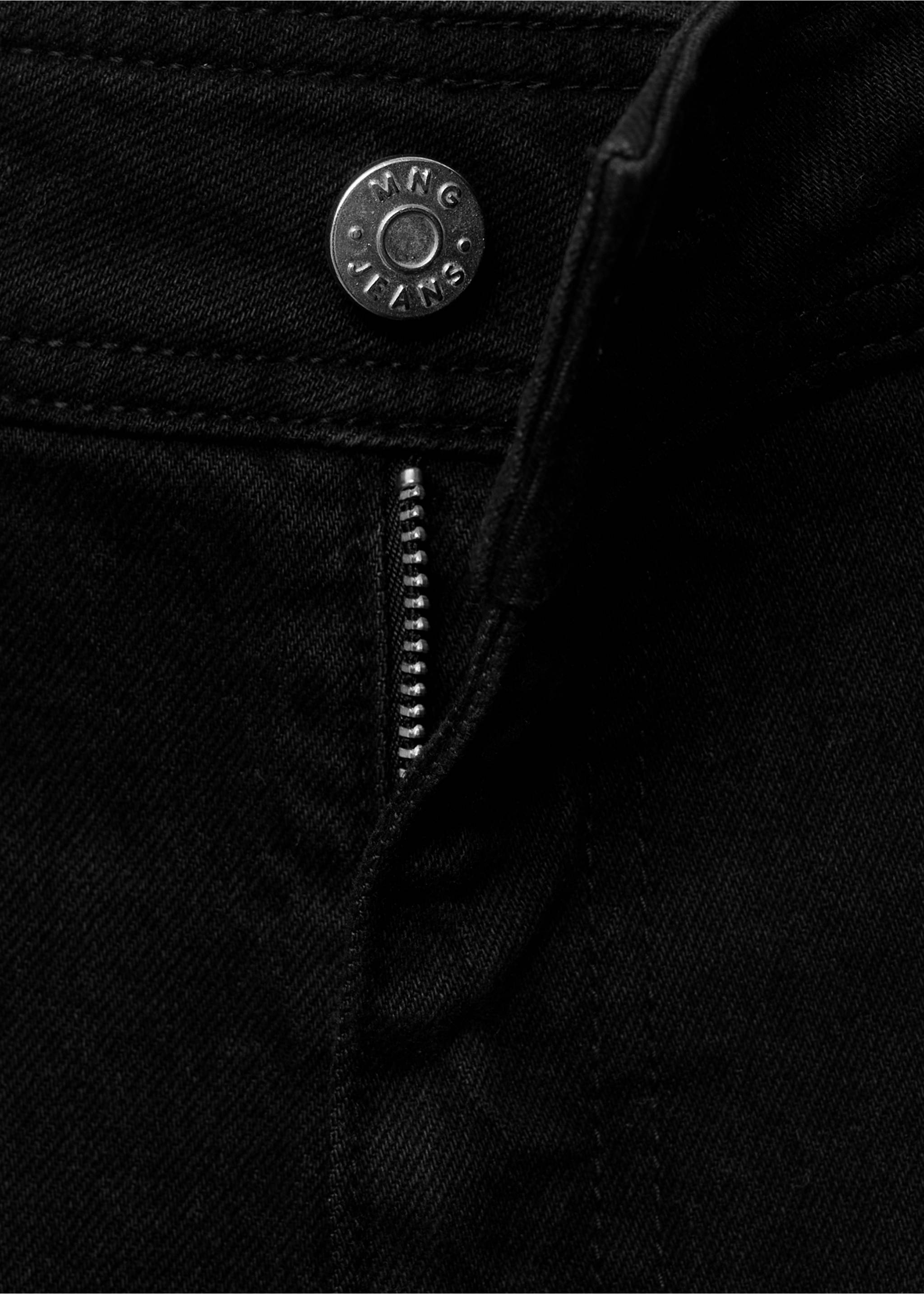 Catherin high-waist culottejeans - Detail van het artikel 8, Black denim. Ref: 17014427-00.
