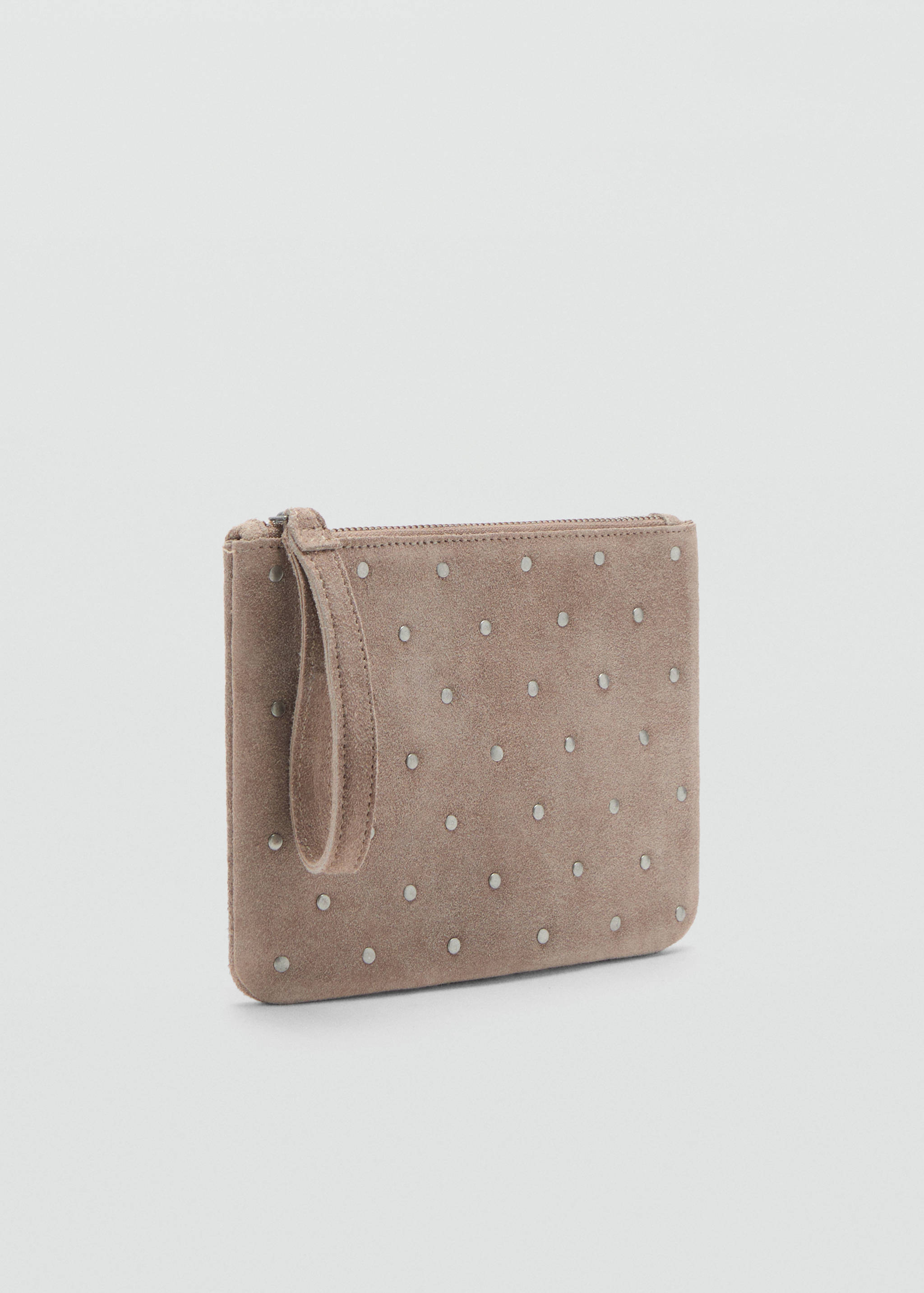 Studded clutch bag - Medium plane