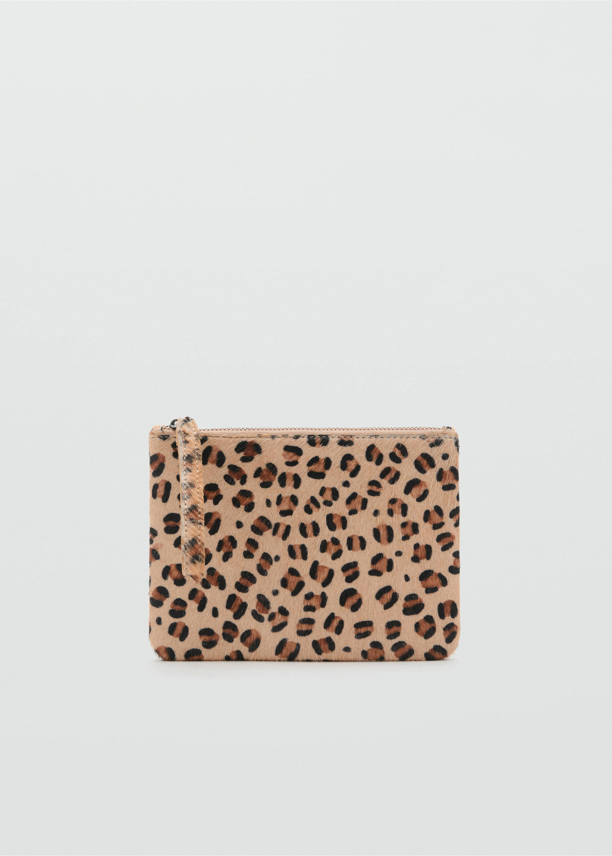 Leopard-print purse - Article without model, Sand. Ref: 17014430-00.