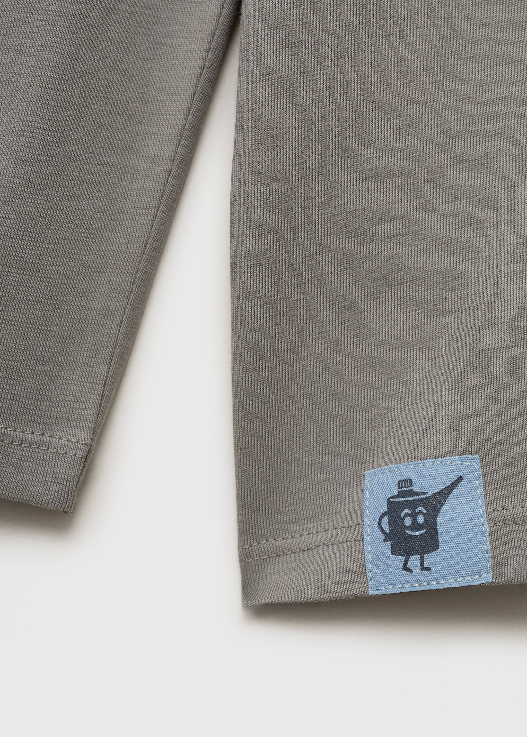 Printed cotton-blend T-shirt - Details of the article 0