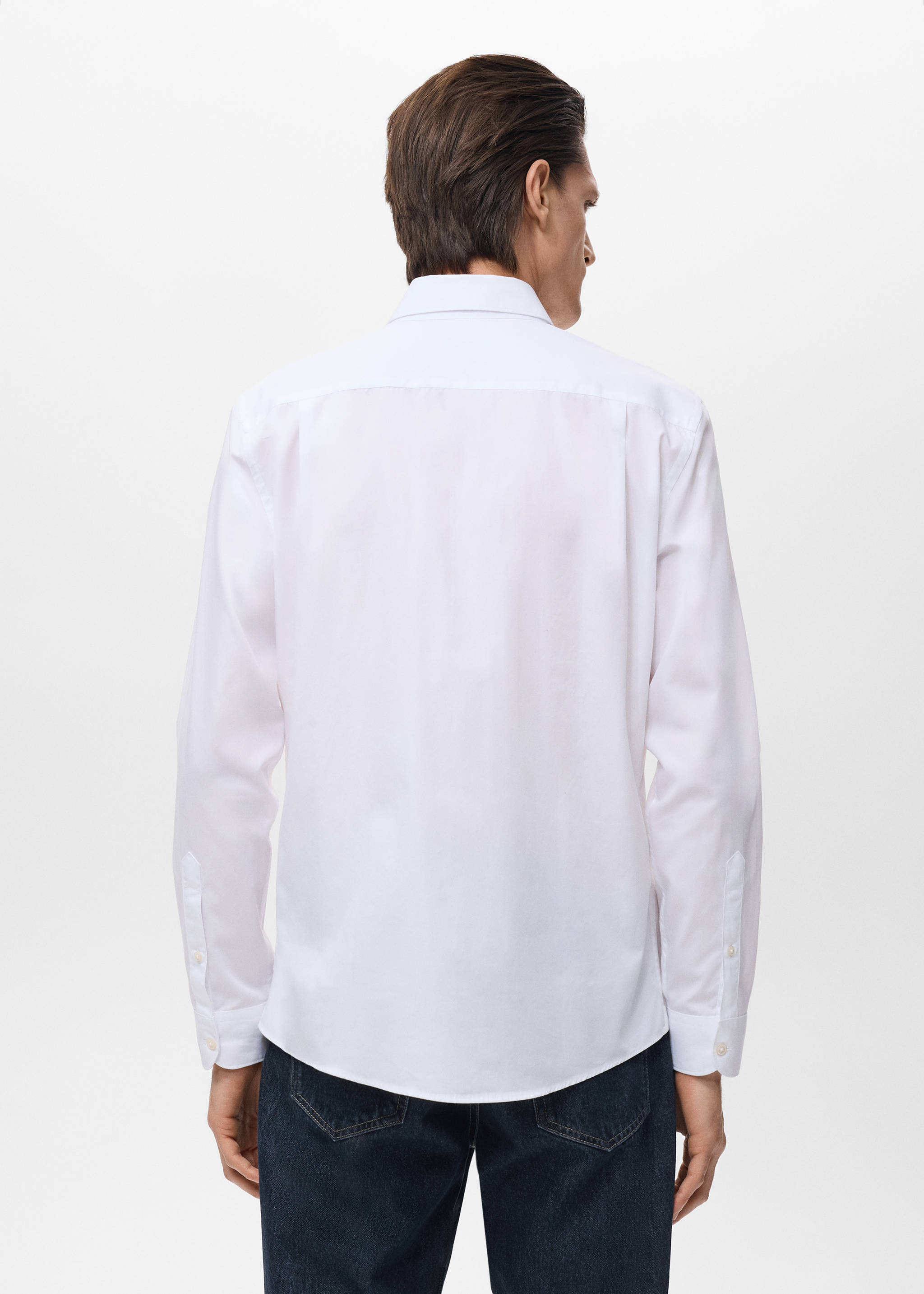 Regular-fit 100% cotton shirt - Reverse of the article