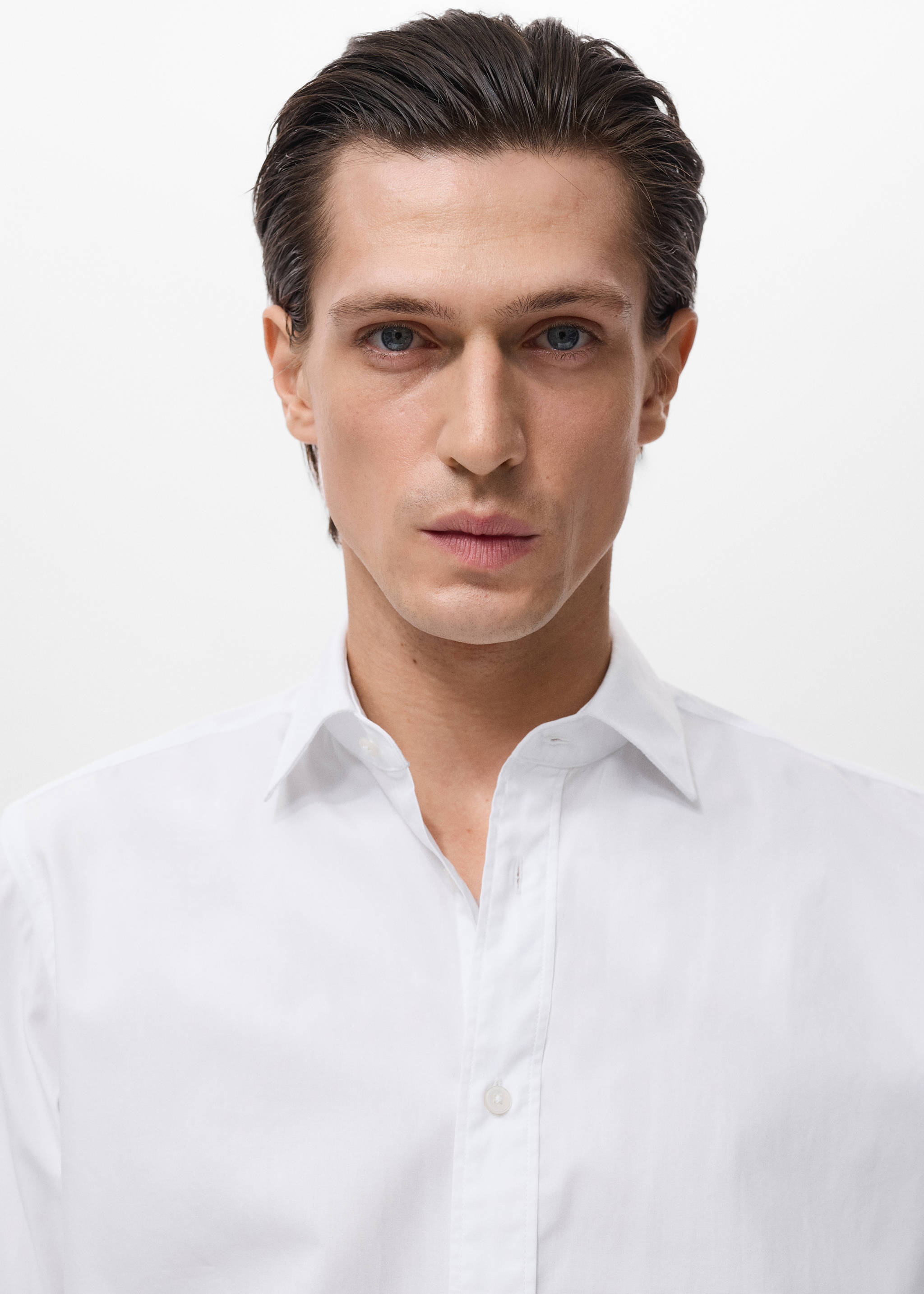 Regular-fit 100% cotton shirt - Details of the article 1