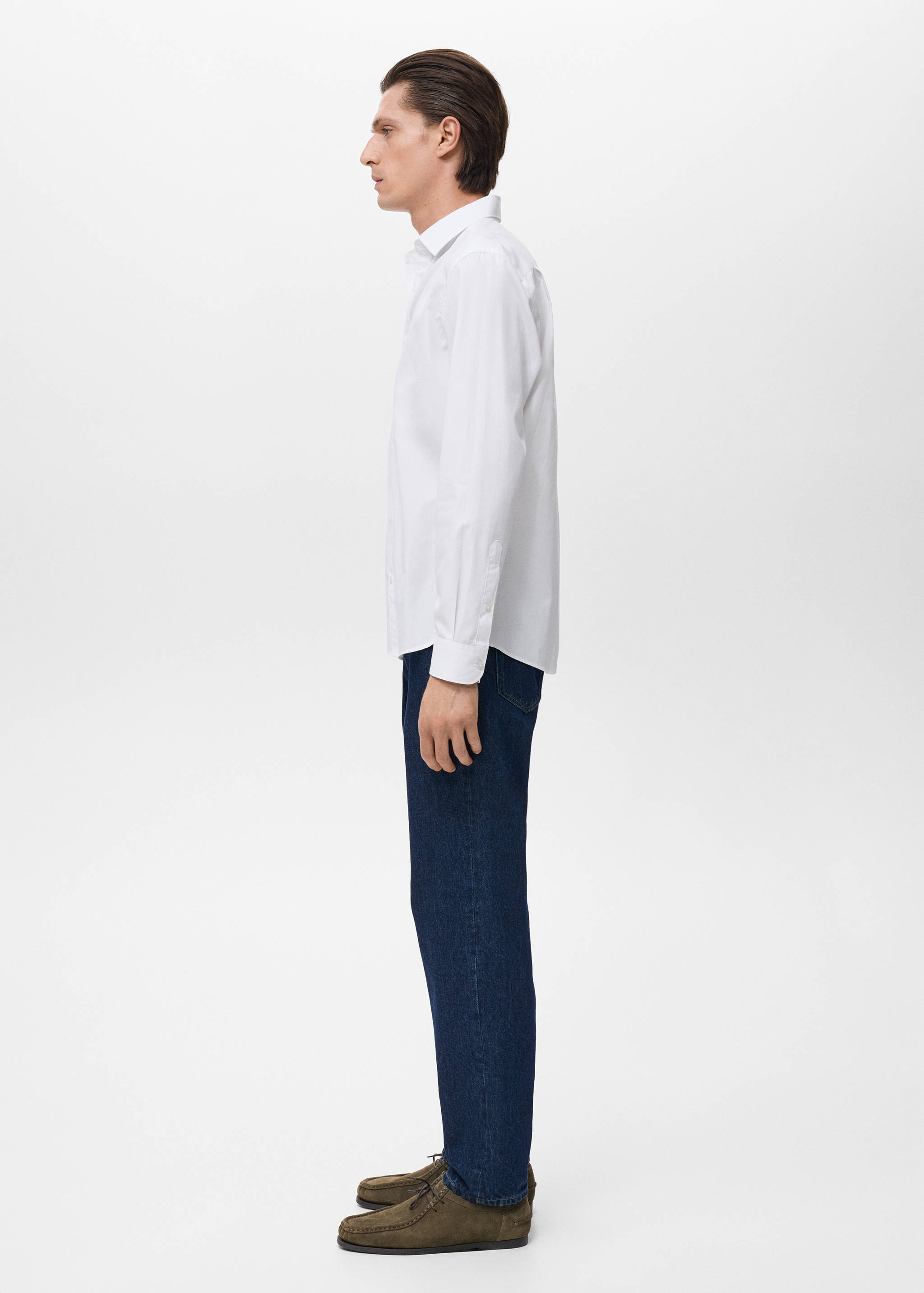 Regular-fit 100% cotton shirt - Details of the article 2