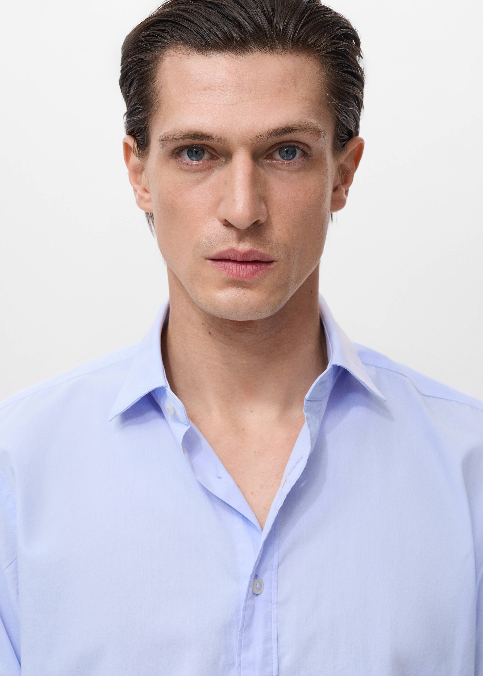 Regular-fit 100% cotton shirt - Details of the article 1