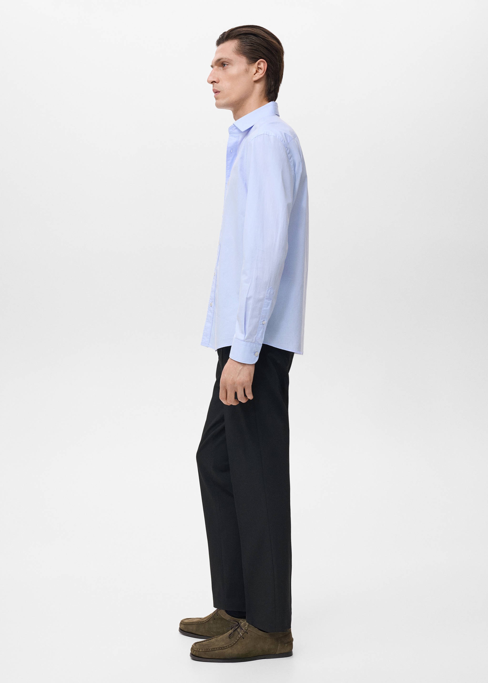 Regular-fit 100% cotton shirt - Details of the article 2