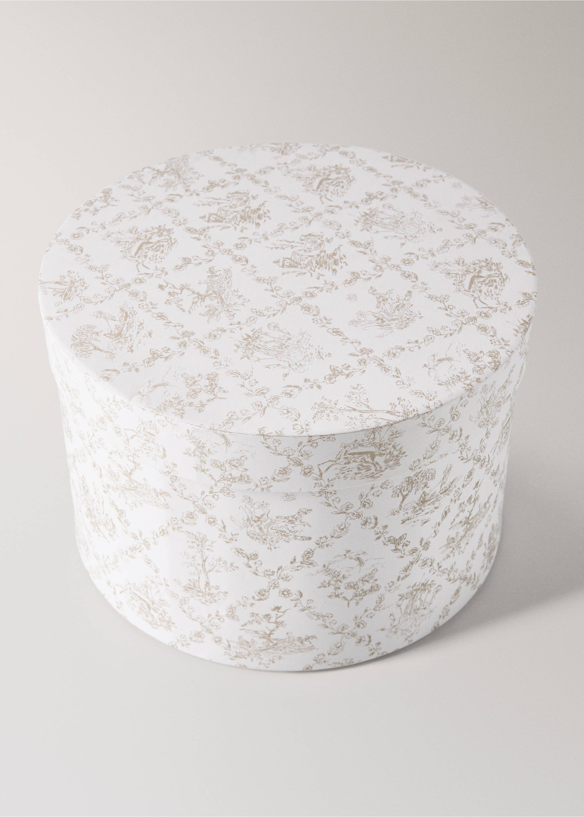 Large children’s box with print - Details of the article 1, Off White. Ref: 17014440-00.