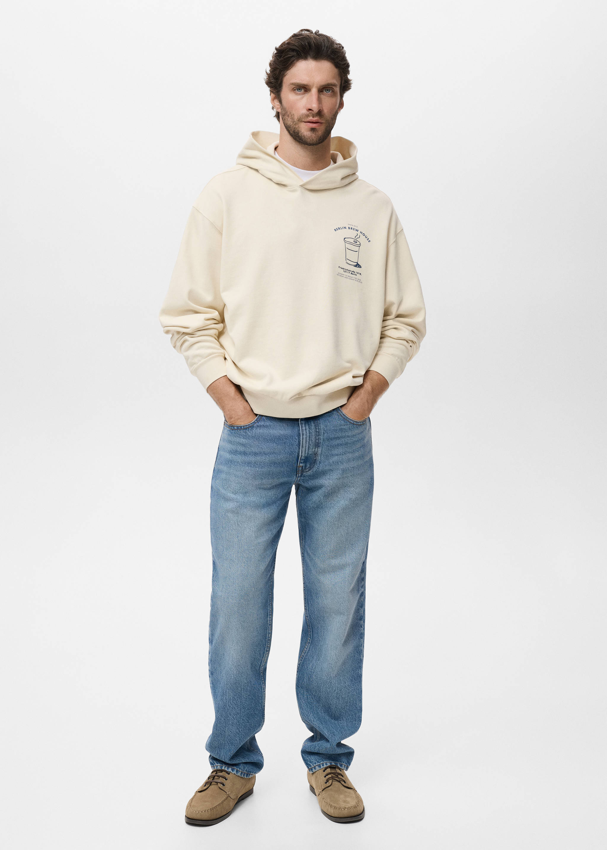 Graphic hooded sweatshirt - General plane