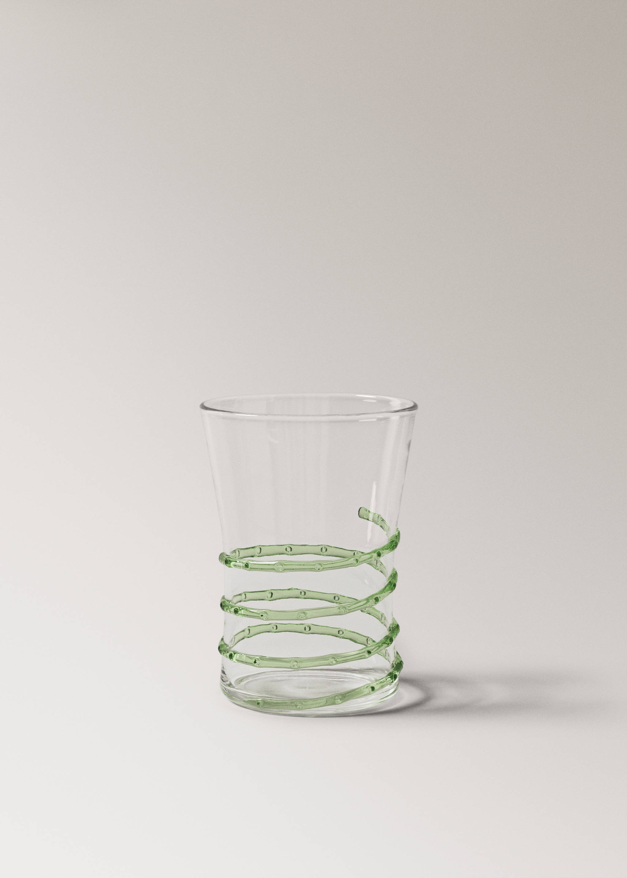 Borosilicate glass vase with dot texture - Article without model