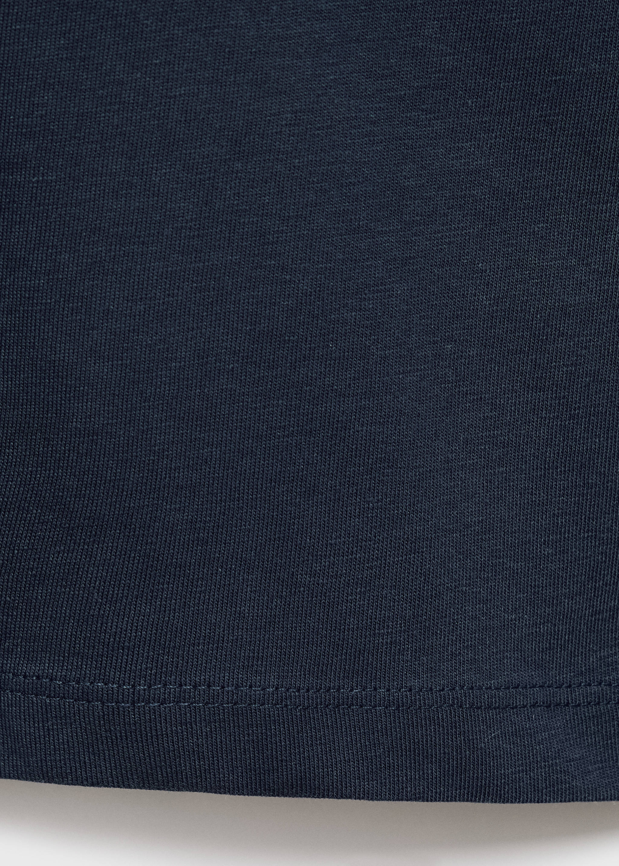 Хлопковая футболка с принтом - Деталь изделия 0