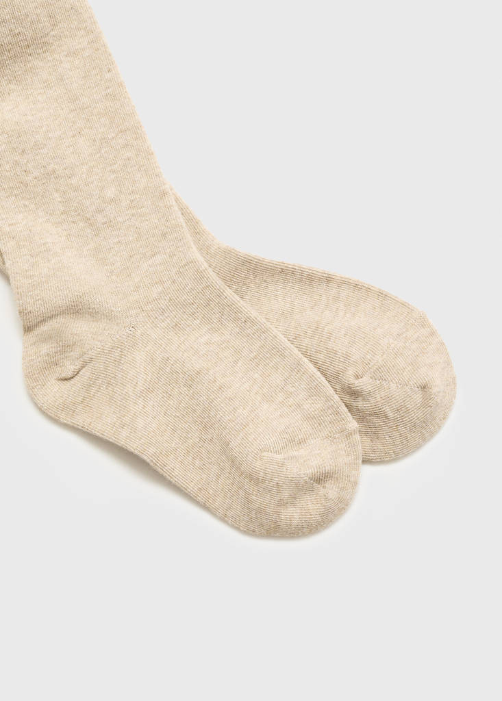 Knitted tights — Medium Brown