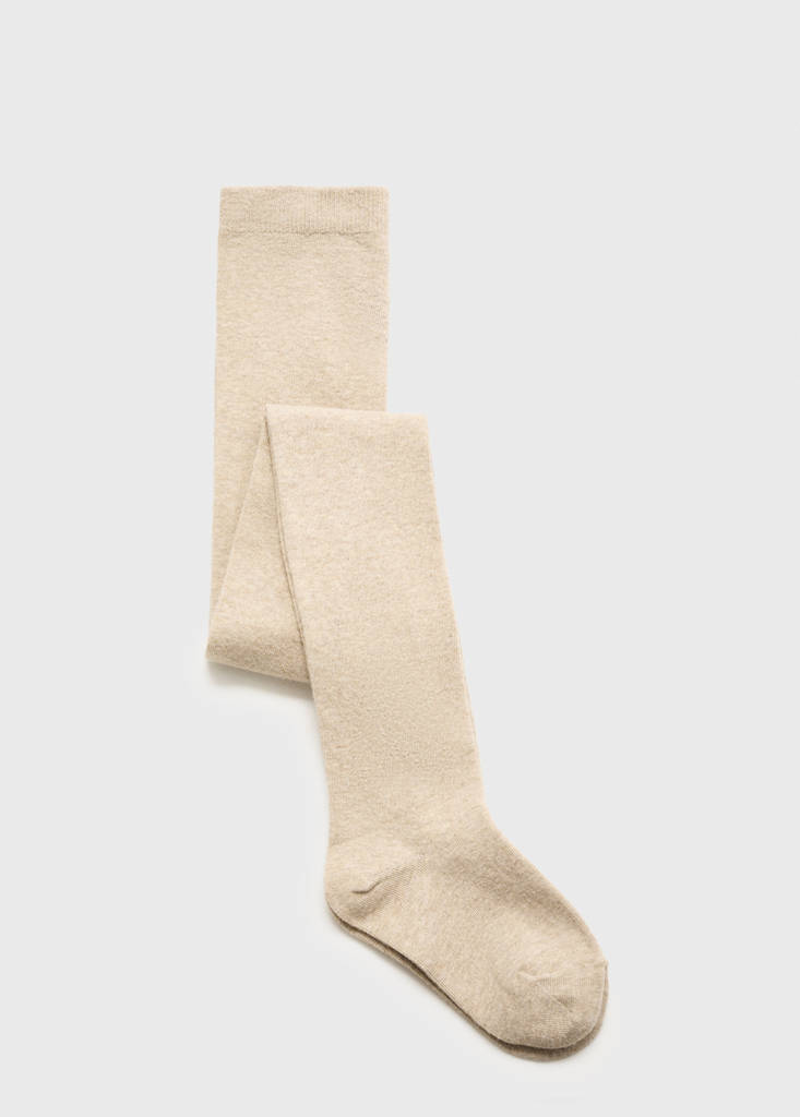 Knitted tights — Medium Brown