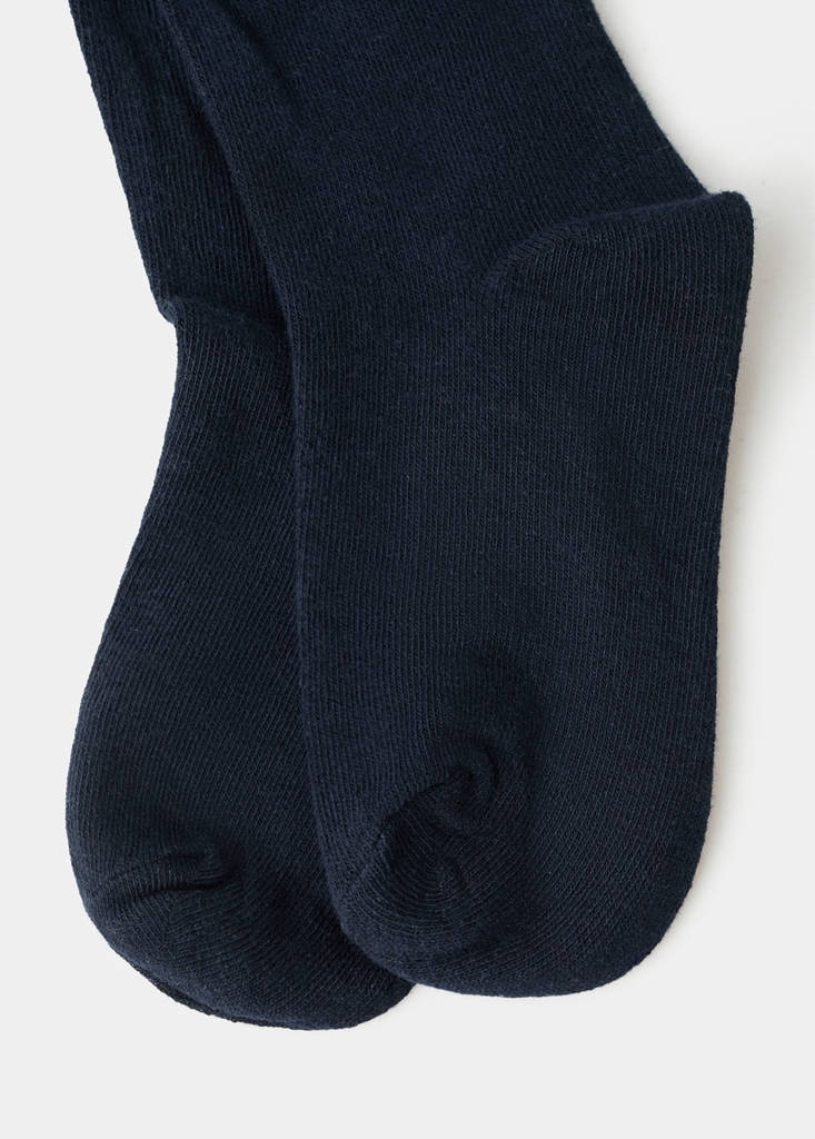 Knitted tights — Dark Navy