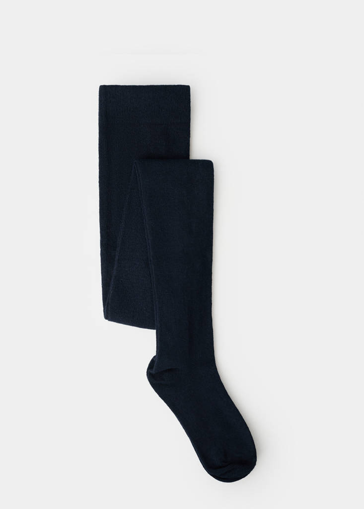 Knitted tights — Dark Navy