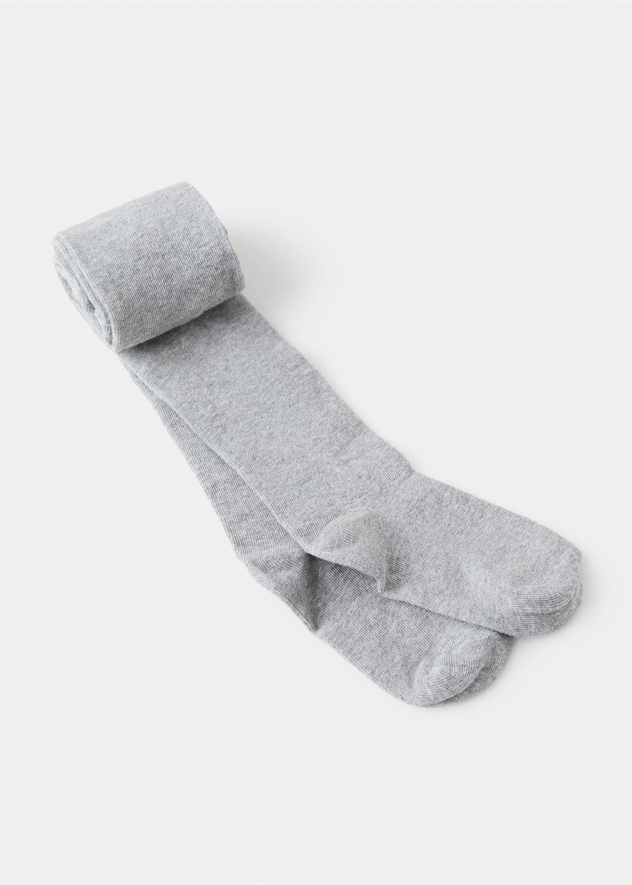 Collants en maille - Verso de l’article, Gris chiné moyen. Ref: 17014782-00.