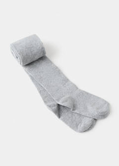 Knitted tights — Medium Heather Grey 3