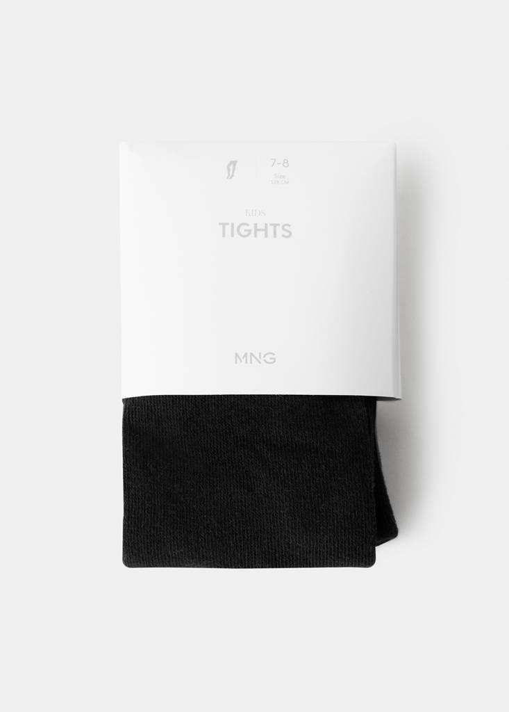 Knitted tights — Black
