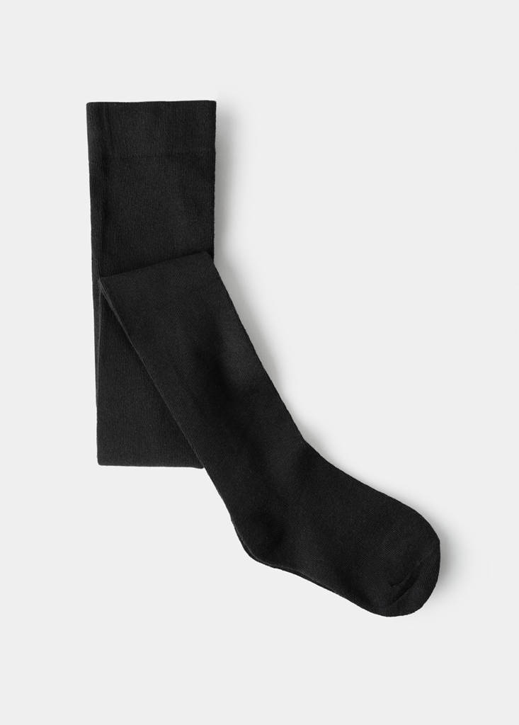 Knitted tights — Black