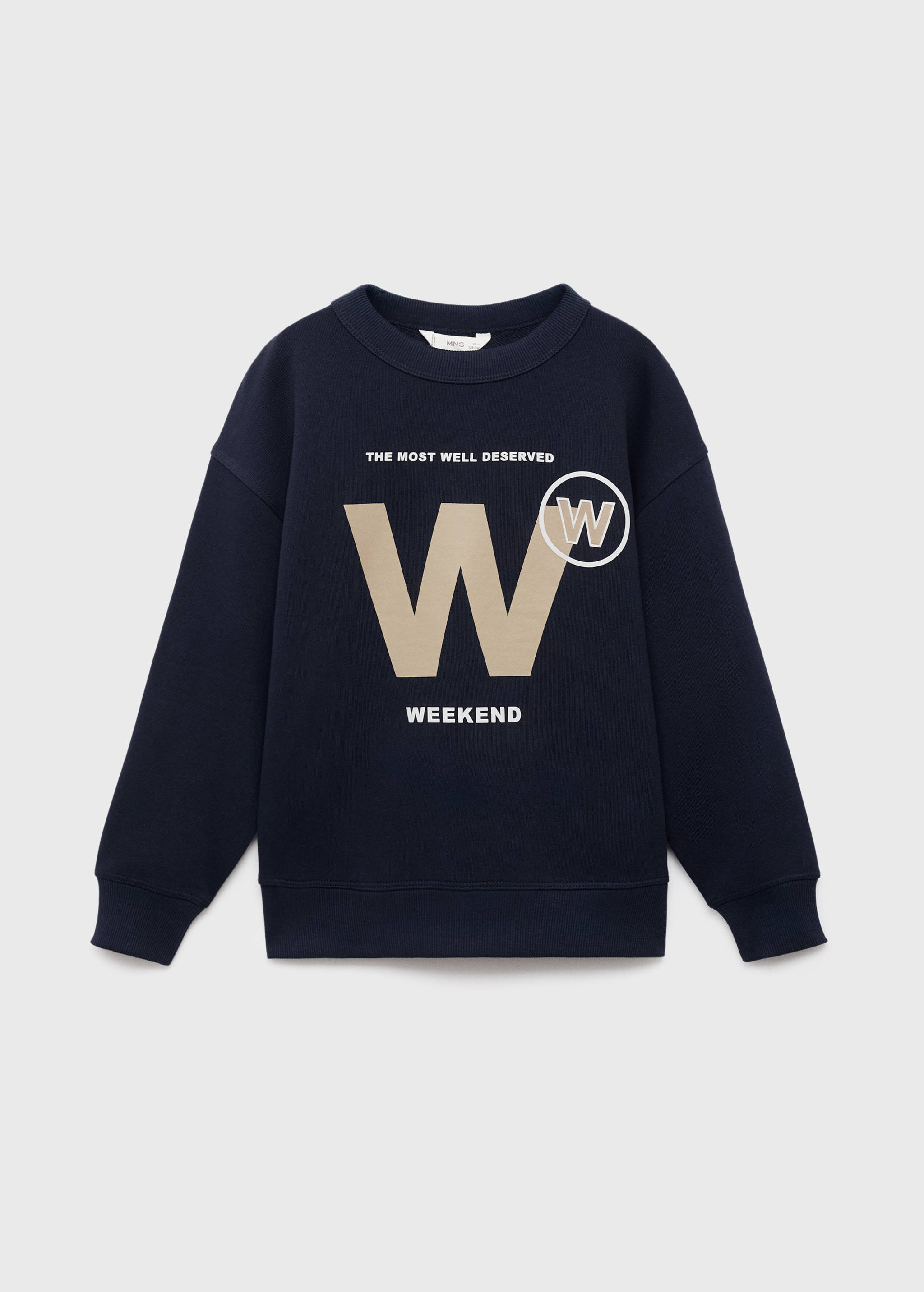 Printed cotton sweatshirt - Article without model