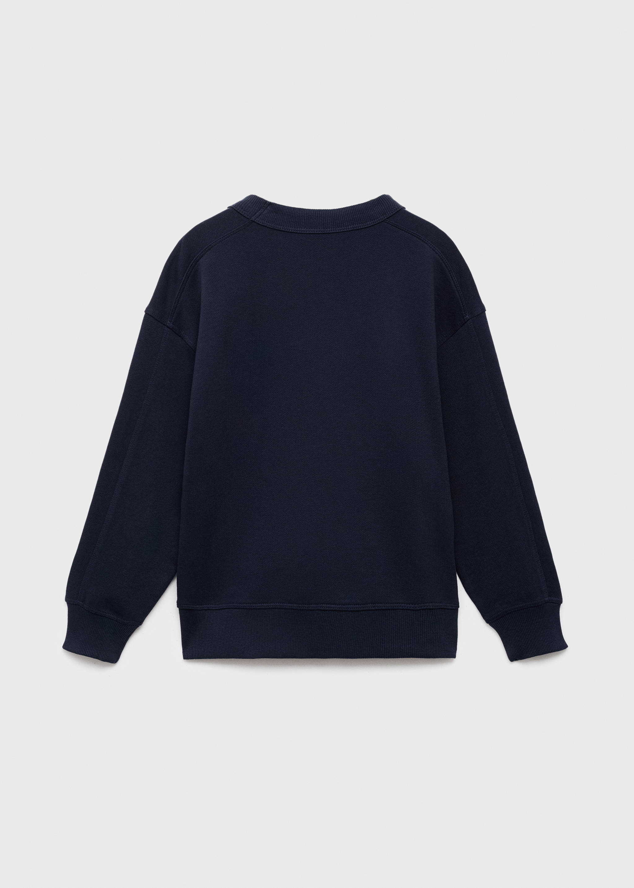 Printed cotton sweatshirt - Reverse of the article