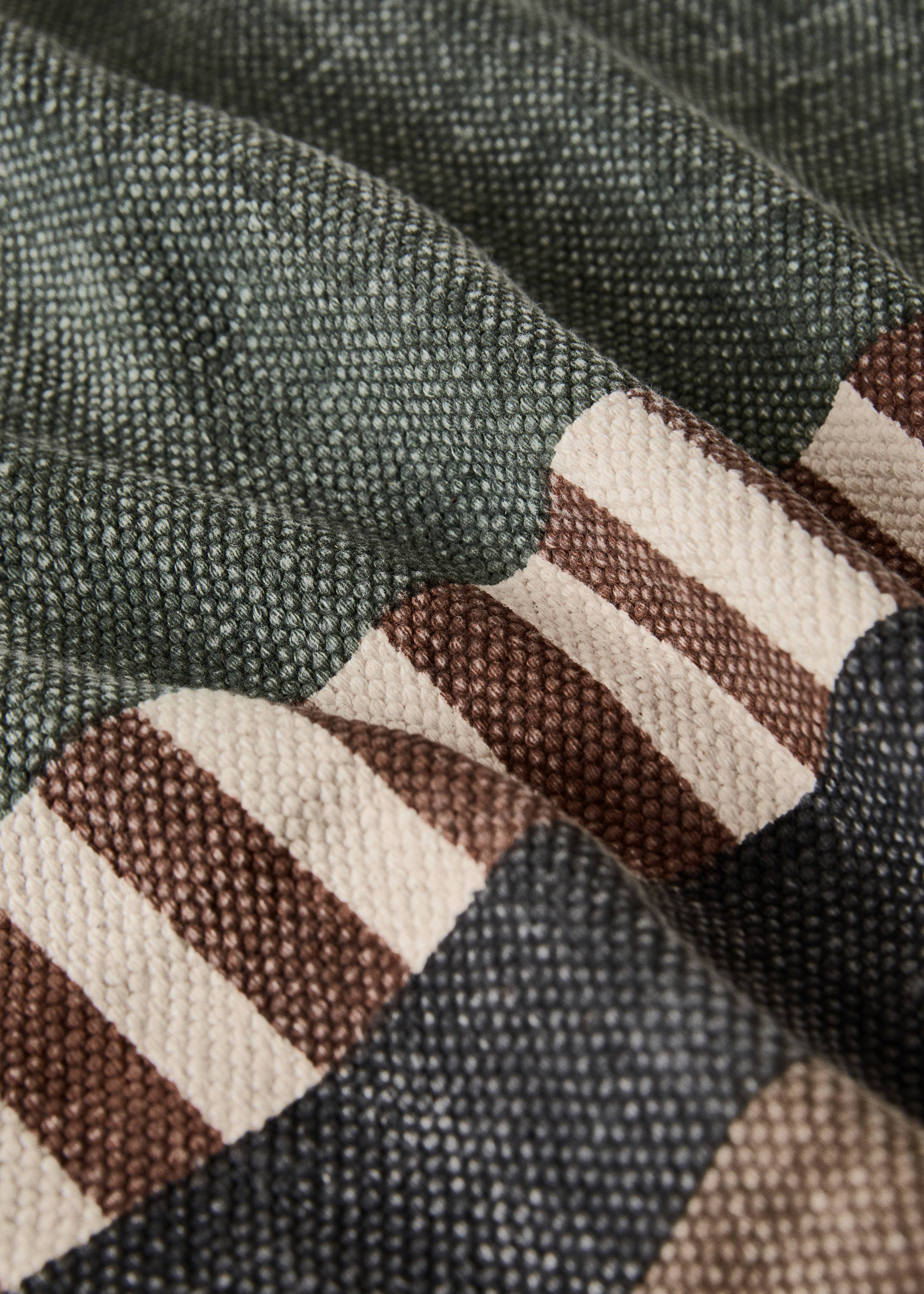 Covor din bumbac cu imprimeu geometric - Detaliu al articolului 2