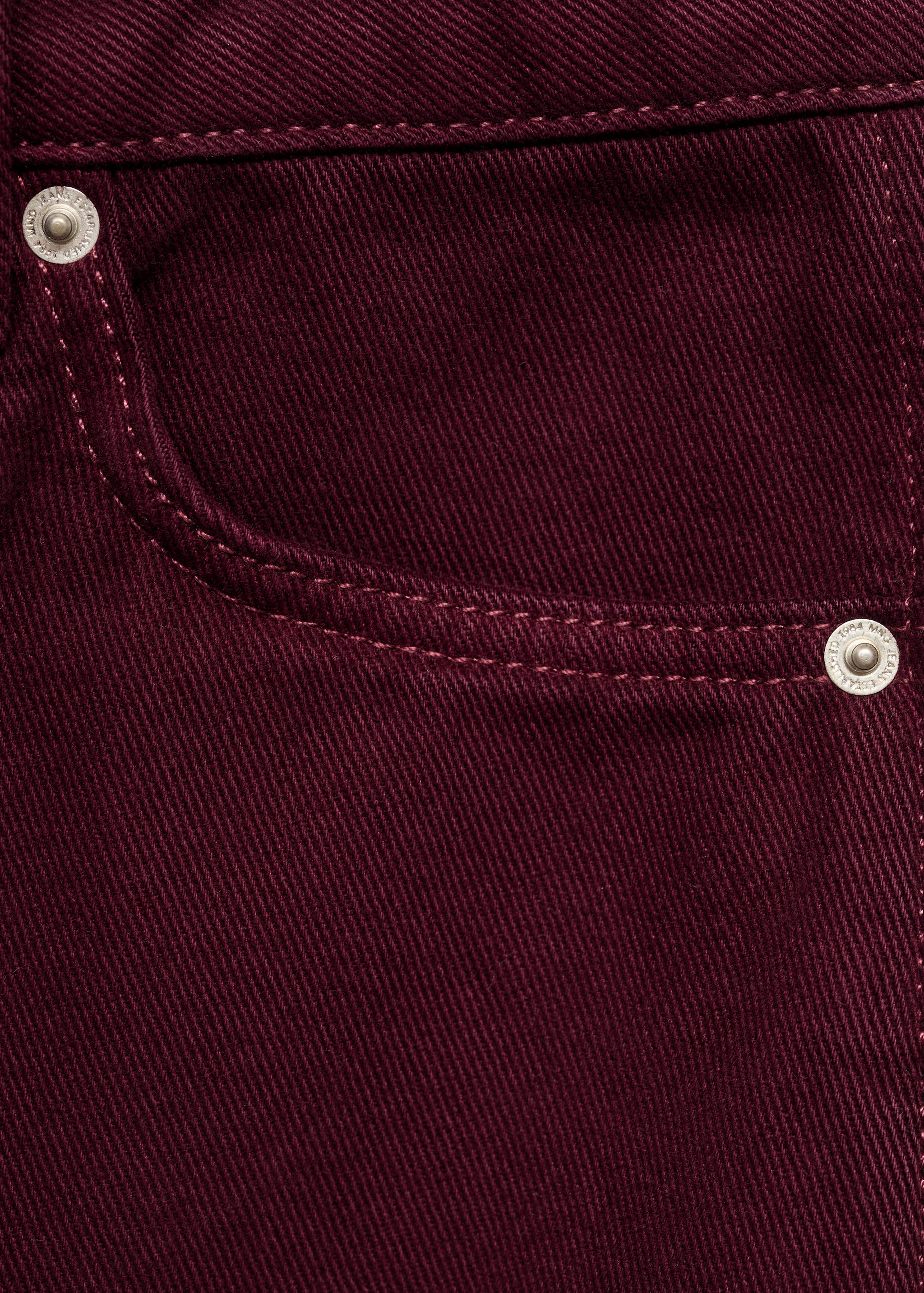 High-waisted barrel jeans - Details of the article 8