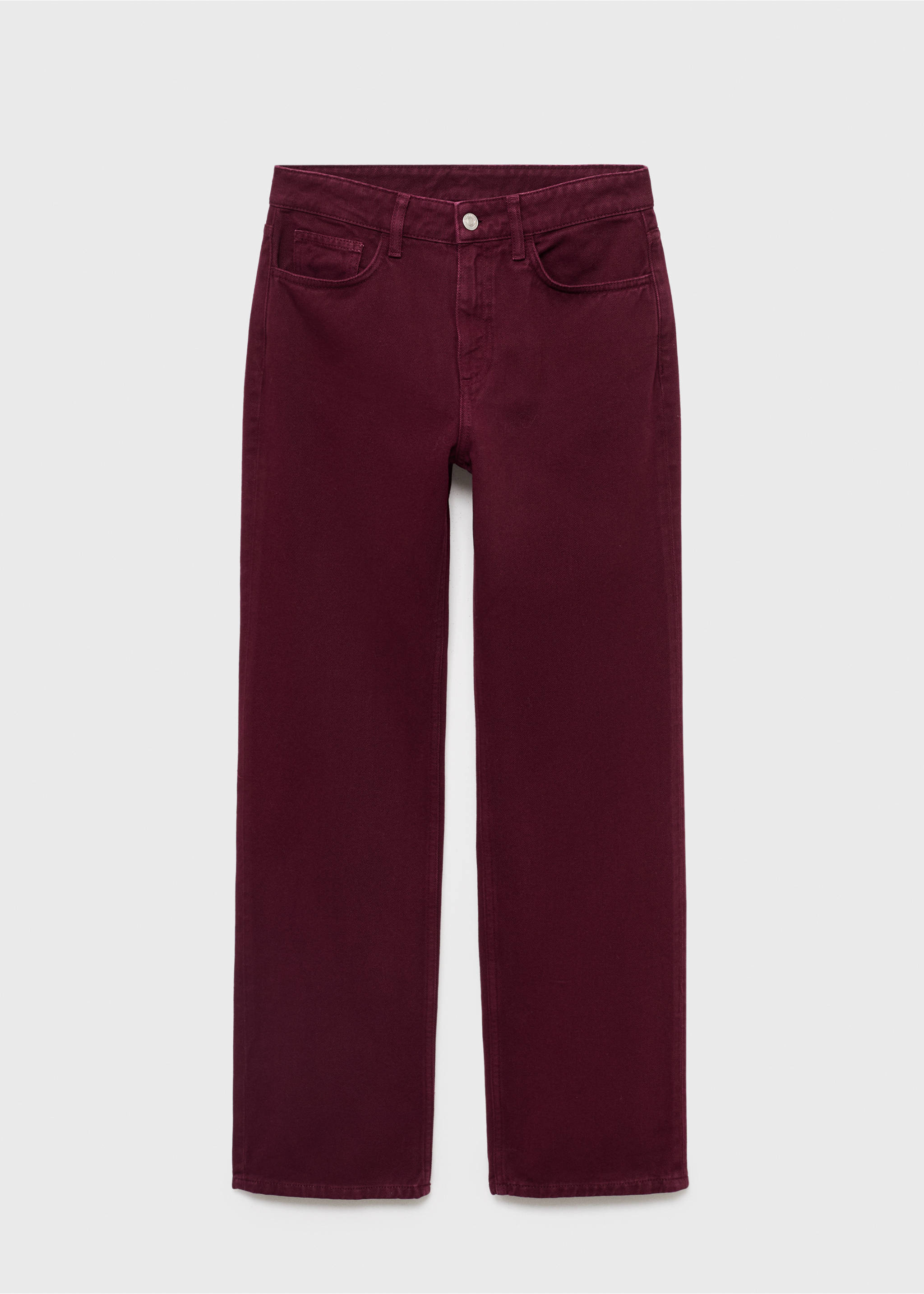 Jean Matilda droit taille normale - Article sans modèle, Lie de vin. Ref: 17014793-00.