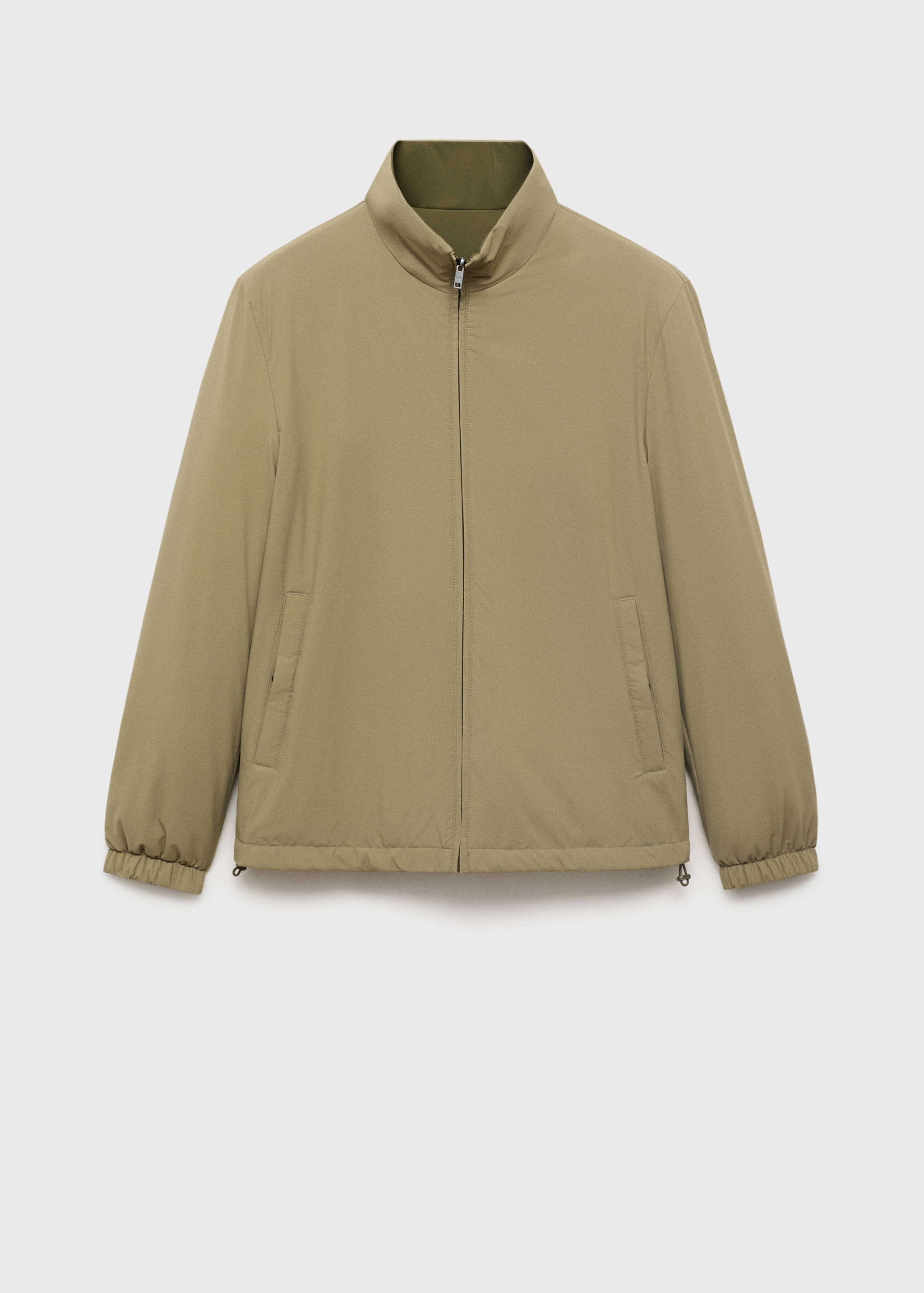 Reversible quilted water-repellent reversible jacket - Article without model