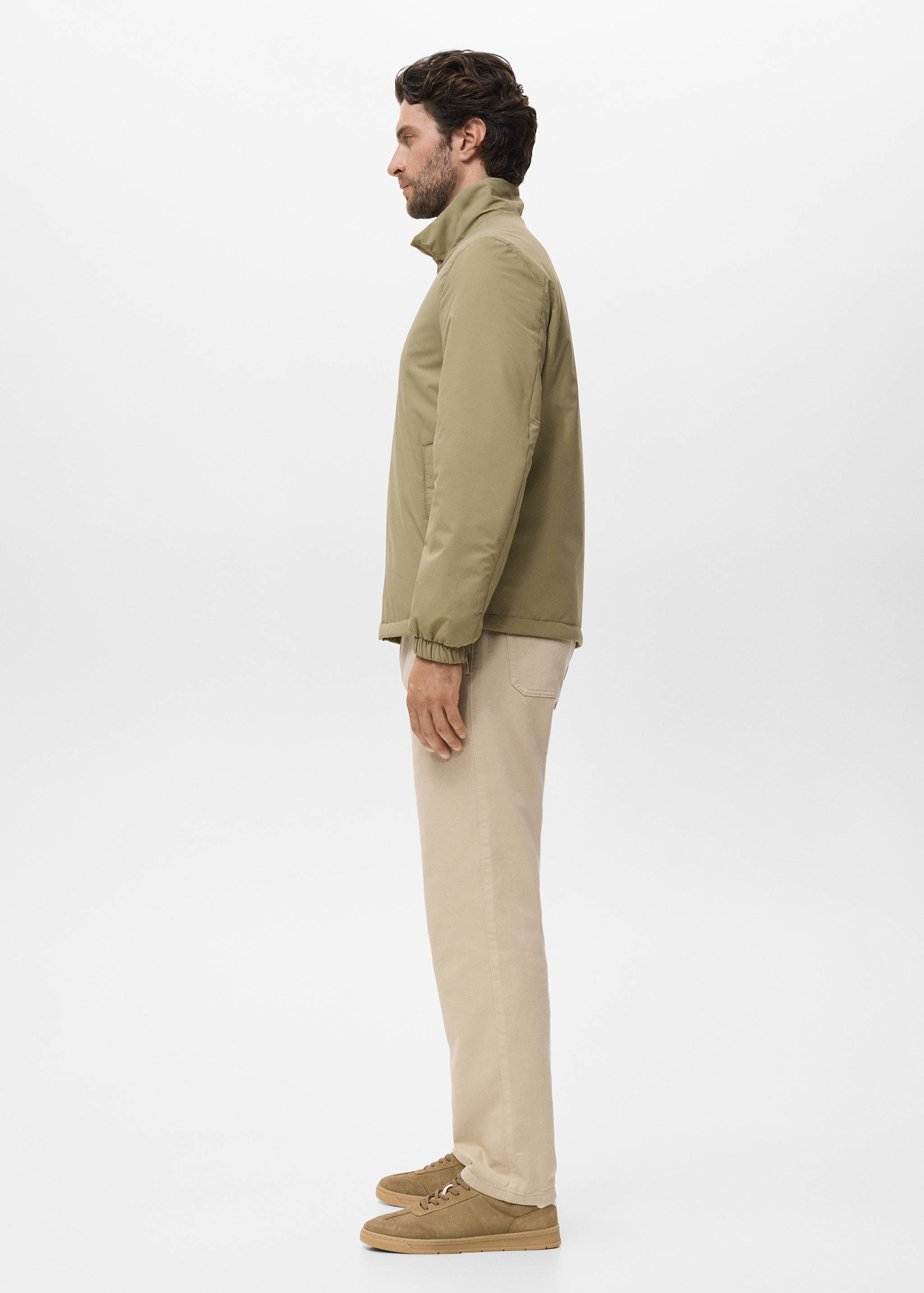 Reversible quilted water-repellent reversible jacket - Details of the article 2